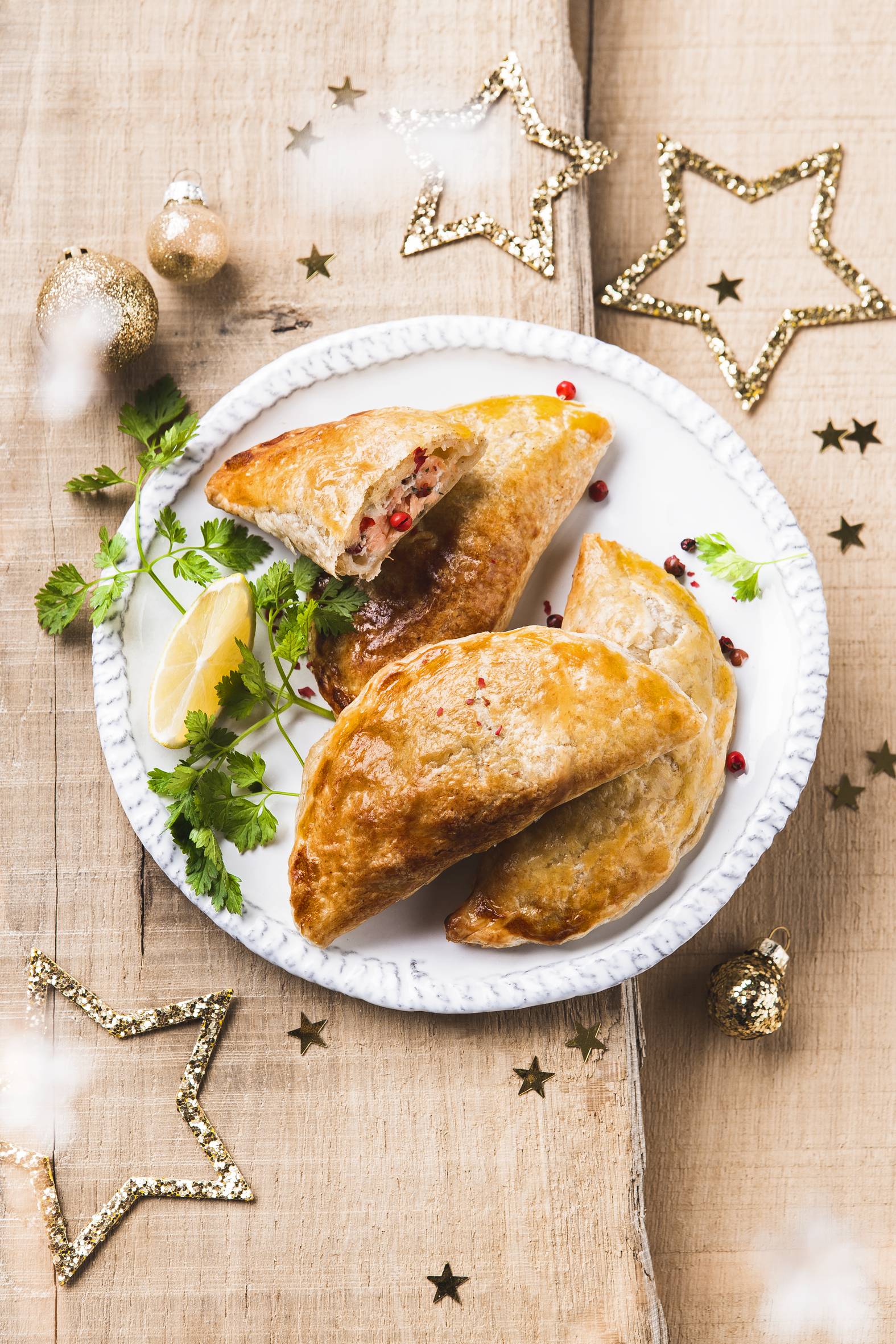 Ciasto francuskie z łososiem i szpinakiem - przepisy Kitchen Machines Touch/Touch + | Tefal