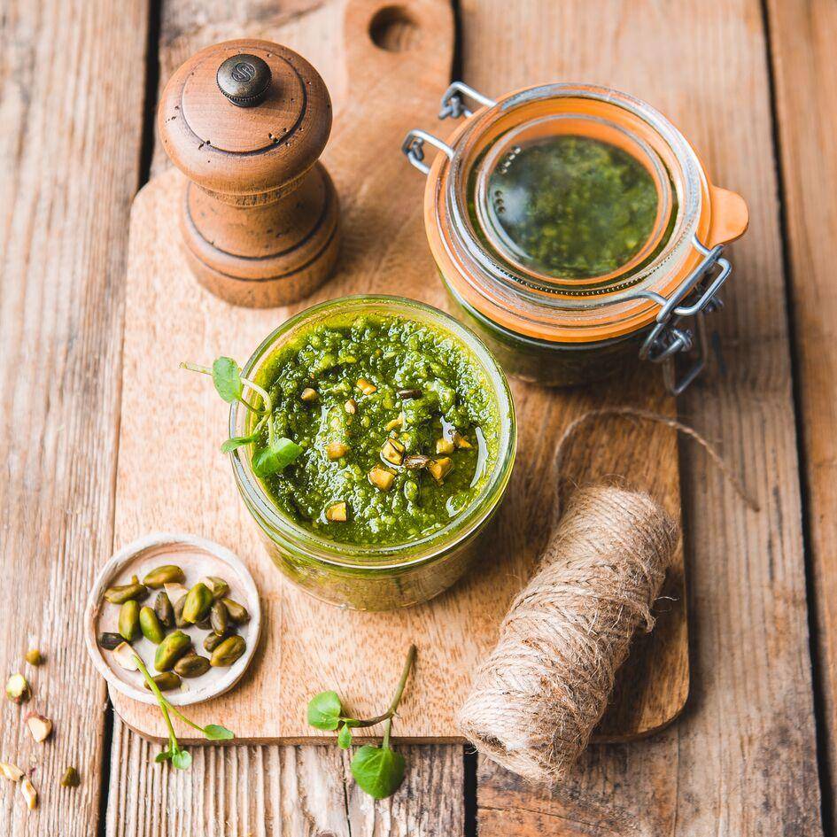 Pesto z rukwi wodnej i pistacji - przepisy Perfectmix + | Tefal