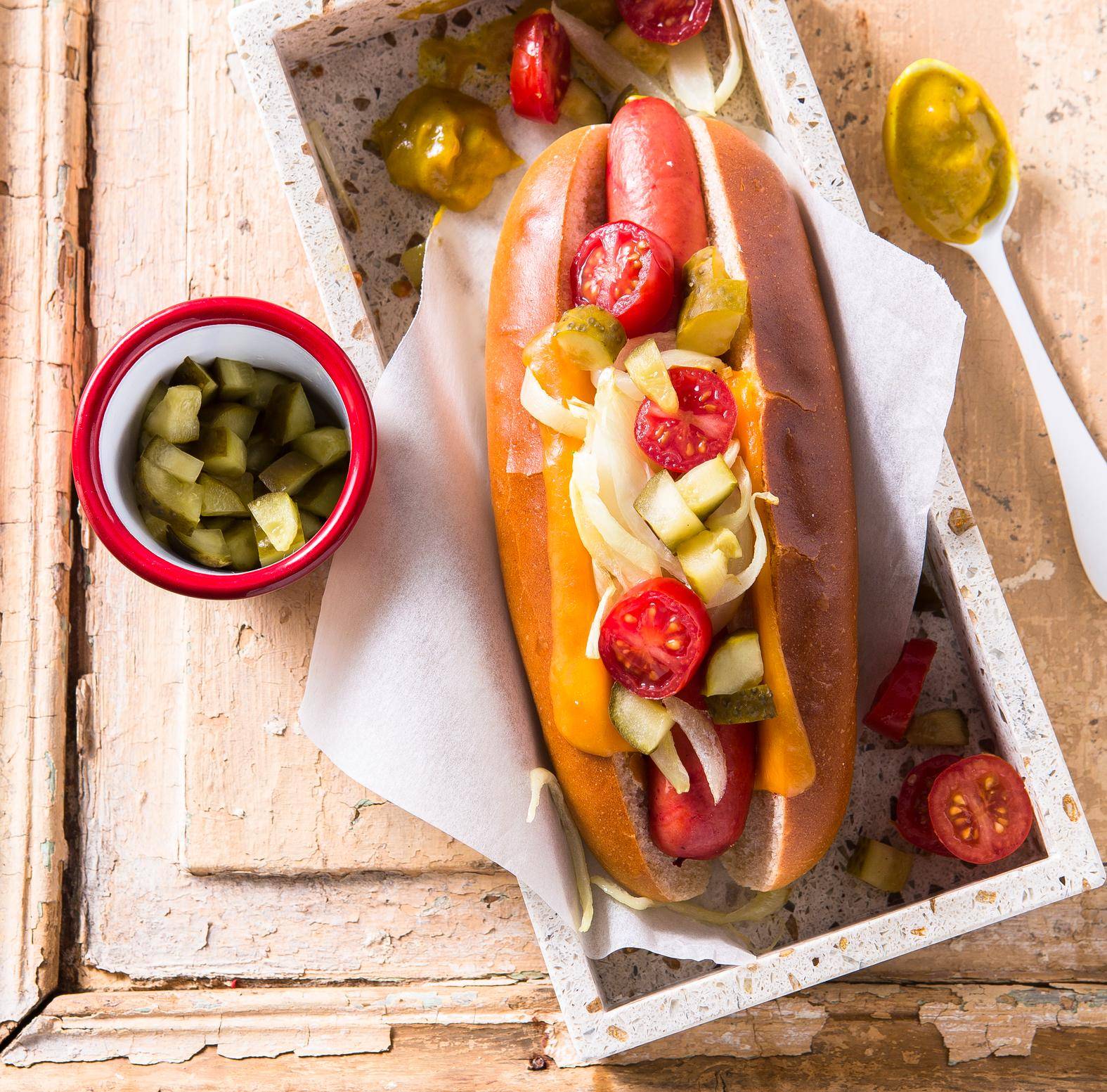 Hot dogi po nowojorsku - przepisy EASY FRY & GRILL 2 in 1 DIGITAL | Tefal