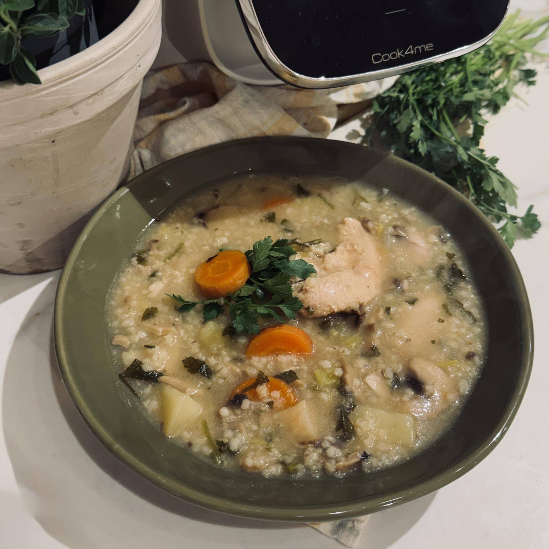 Delikatny drobiowy krupnik - przepisy Cook4Me | Tefal