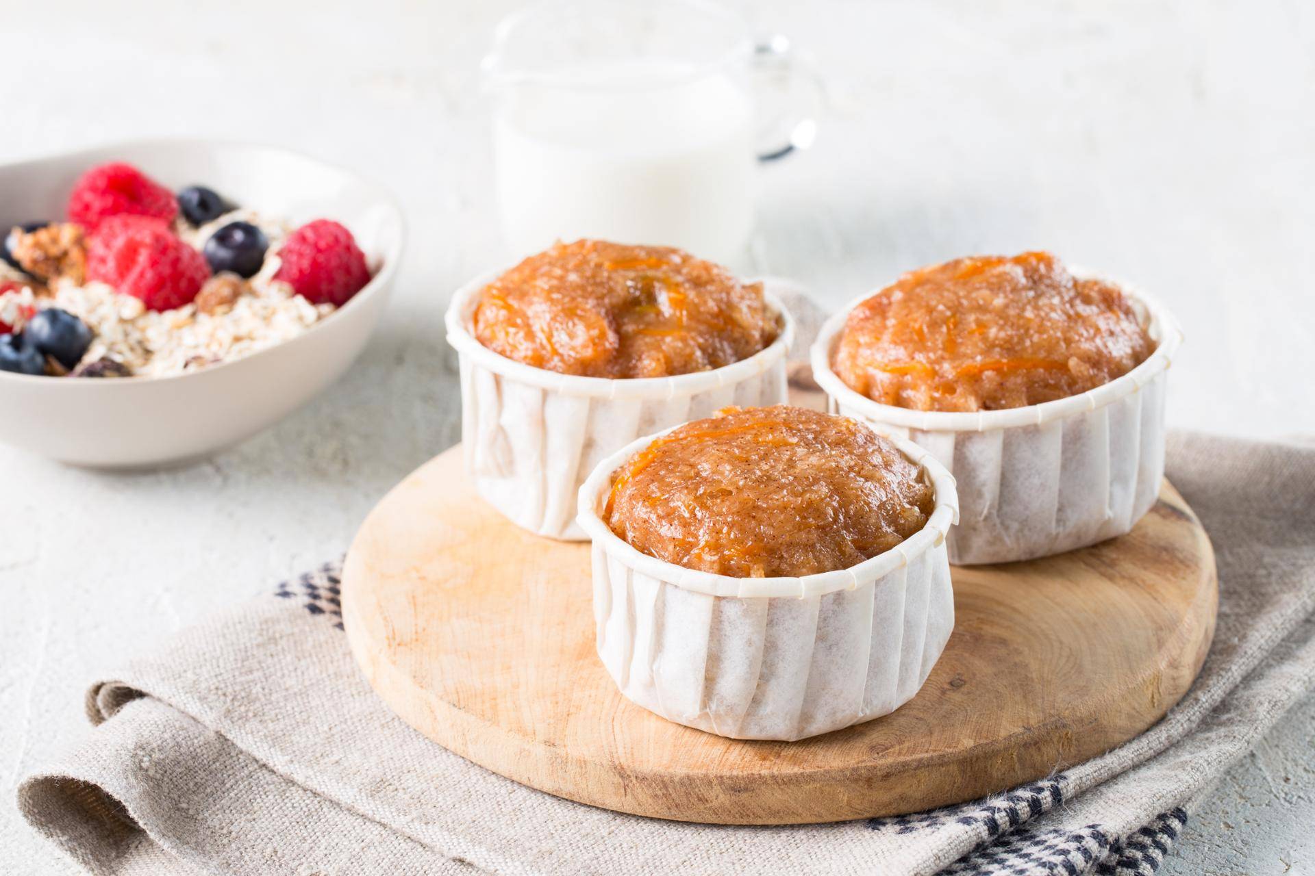 Muffiny marchewkowe - przepisy Cook4Me | Tefal