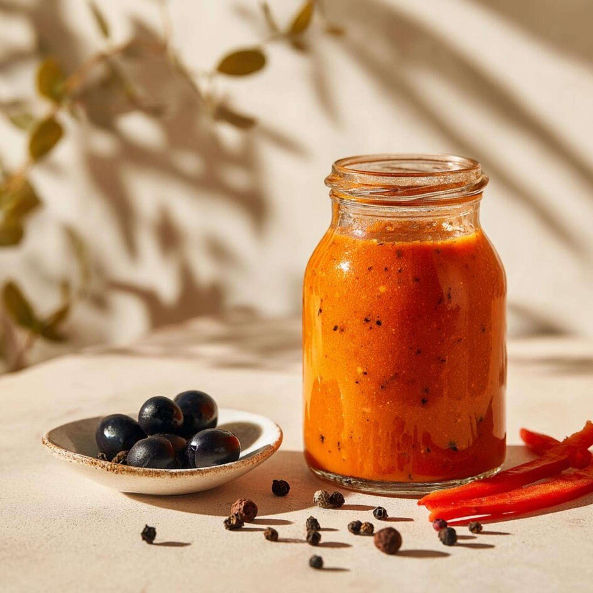 Przecier paprykowy z oliwkami - przepisy Blendforce Cook | Tefal