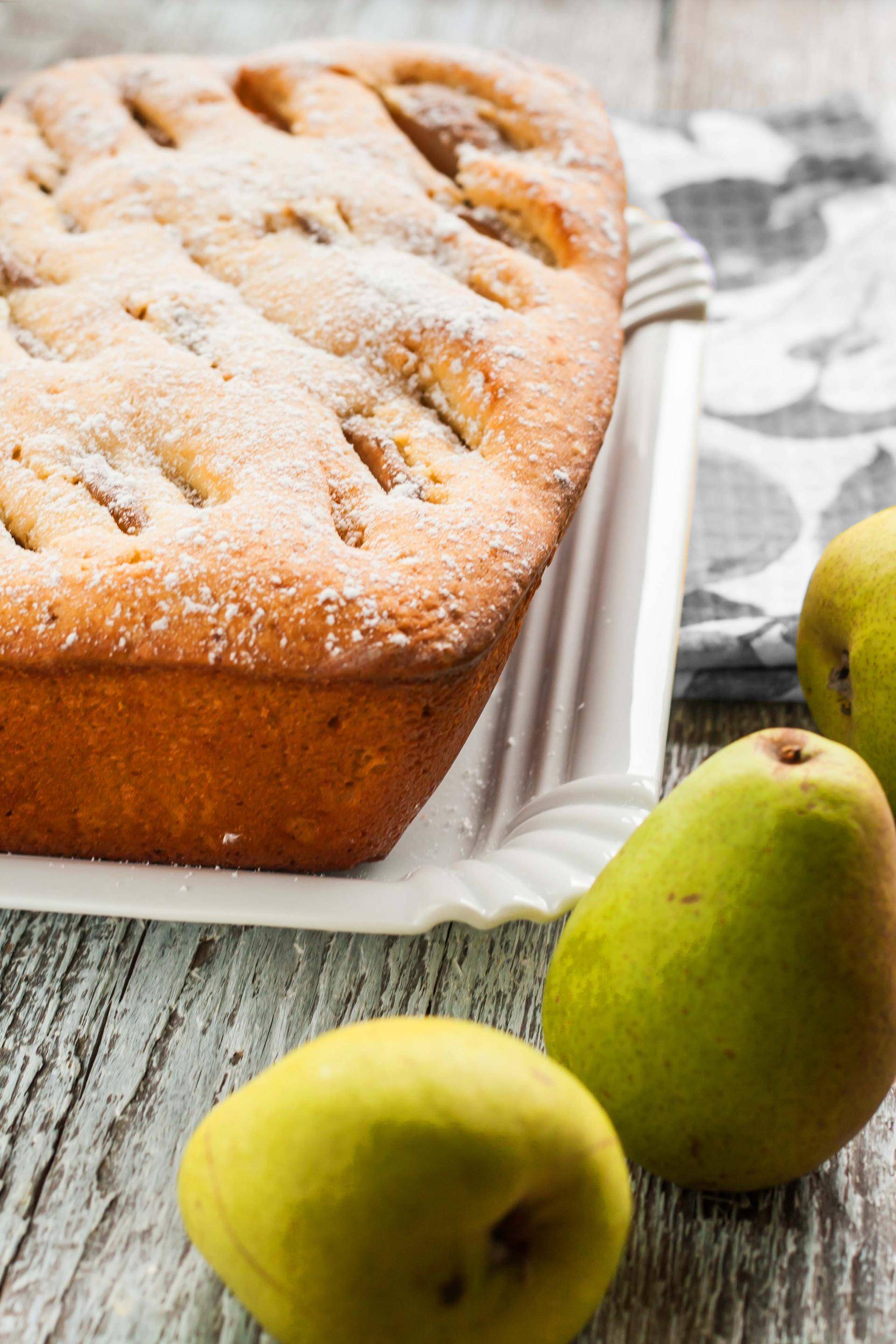 Ciasto gruszkowe z kremem fraginpane - przepisy Cake Factory | Tefal