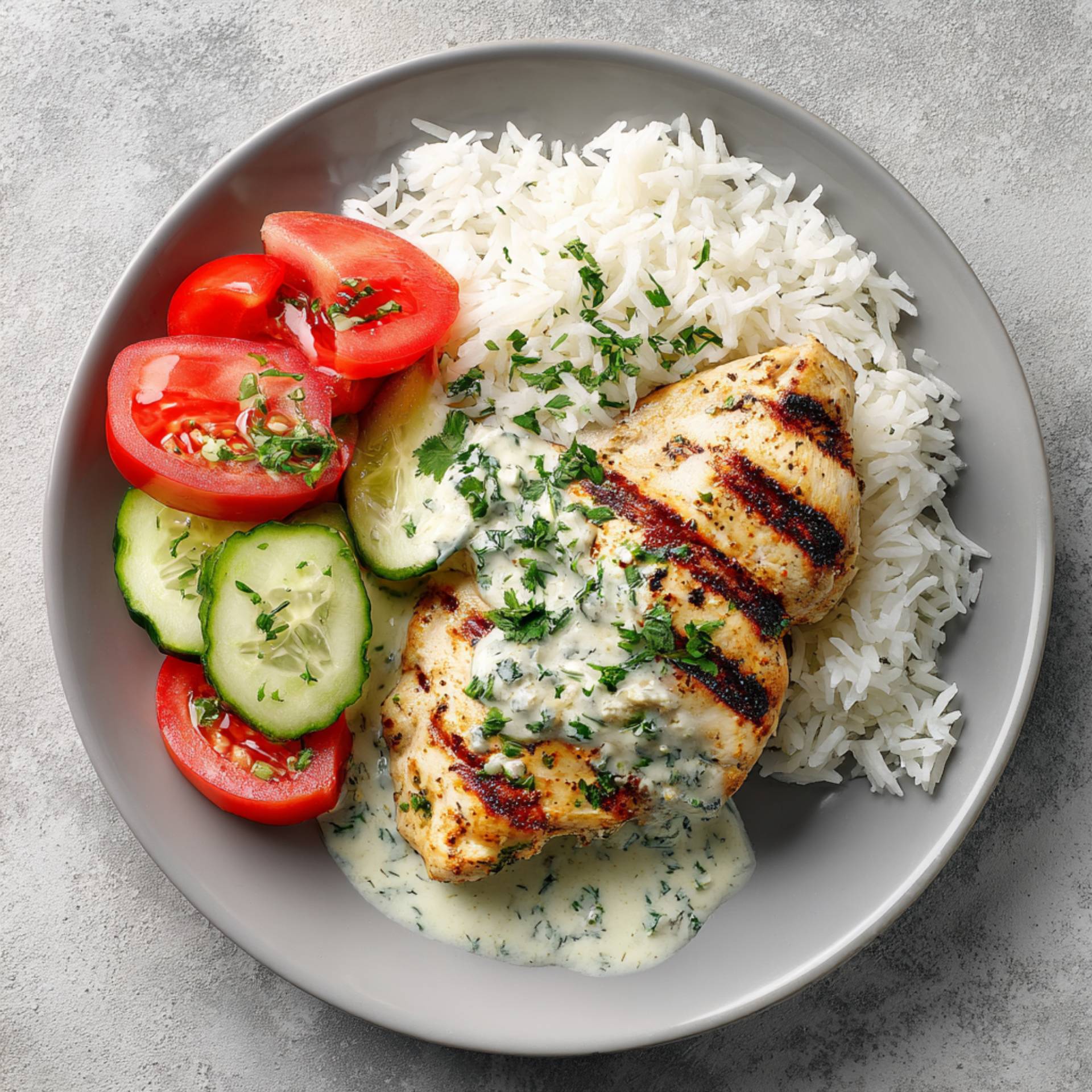 Grillowana pierś z kurczaka w marynacie jogurtowo-ziołowej - przepisy OptiGrill XL | Tefal