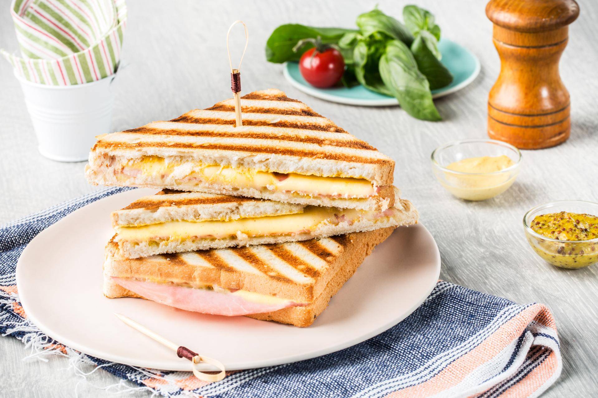 Kanapka z szynką i serem - przepisy OptiGrill | Tefal
