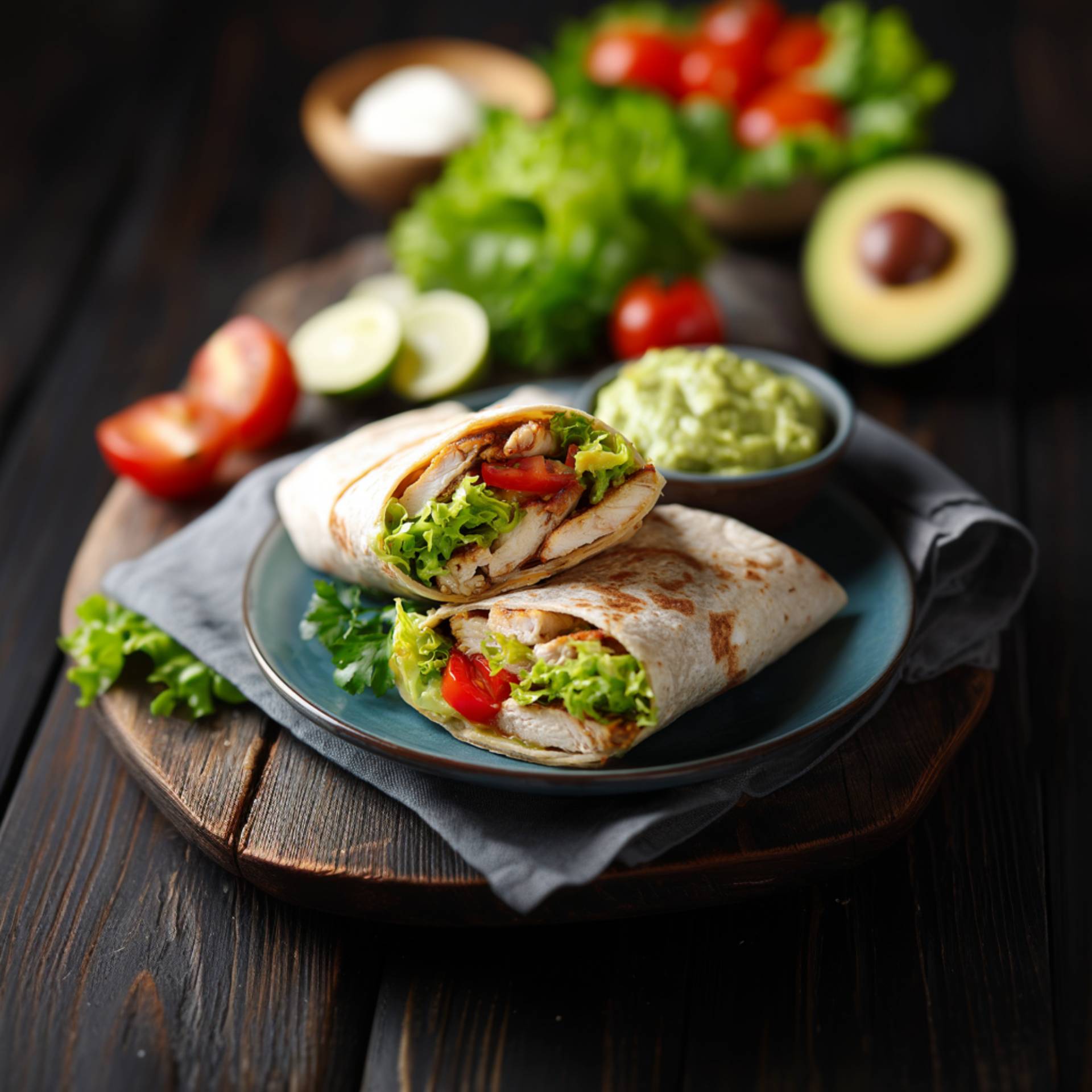 Wrap z kurczakiem i guacamole - przepisy EASY FRY OVEN & GRILL 9 in 1 | Tefal