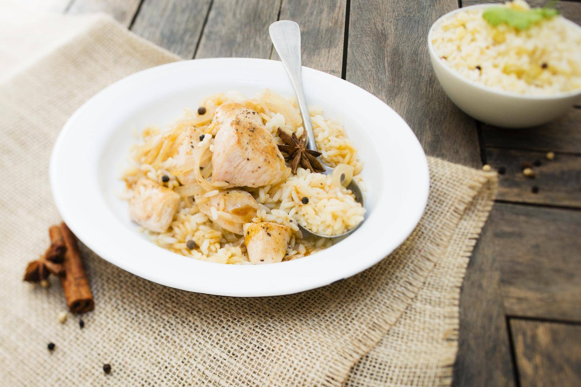 Ryż po indyjsku z kurczakiem - przepisy Cook4Me | Tefal