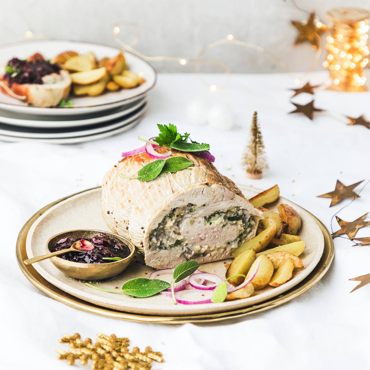 Faszerowana pierś z indyka - przepisy Cook4Me | Tefal