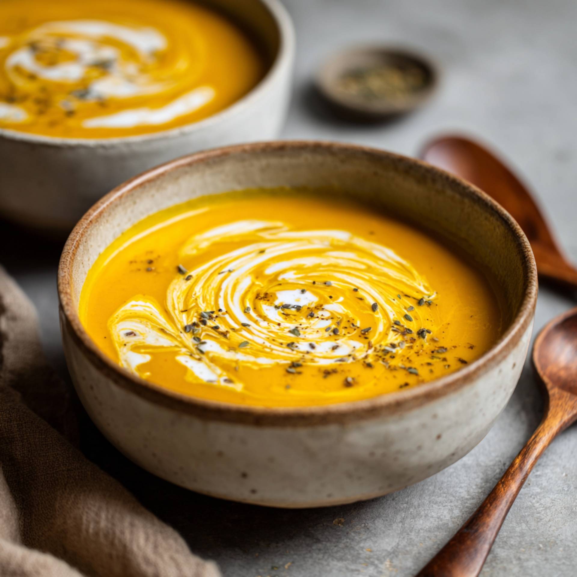 Krem z dyni na mleczku kokosowym - przepisy Cook4Me | Tefal