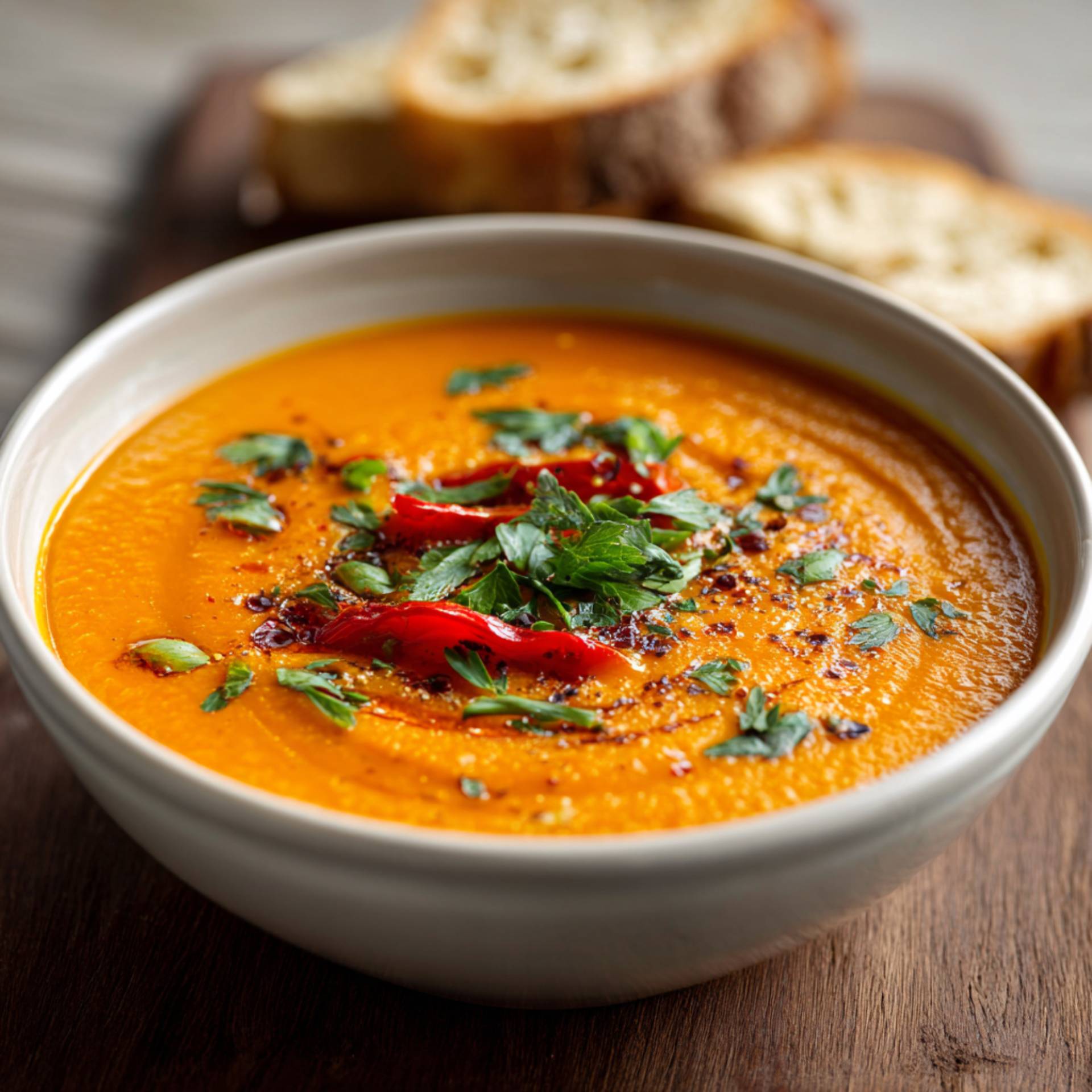 Krem z pieczonych warzyw - przepisy Cook4Me | Tefal