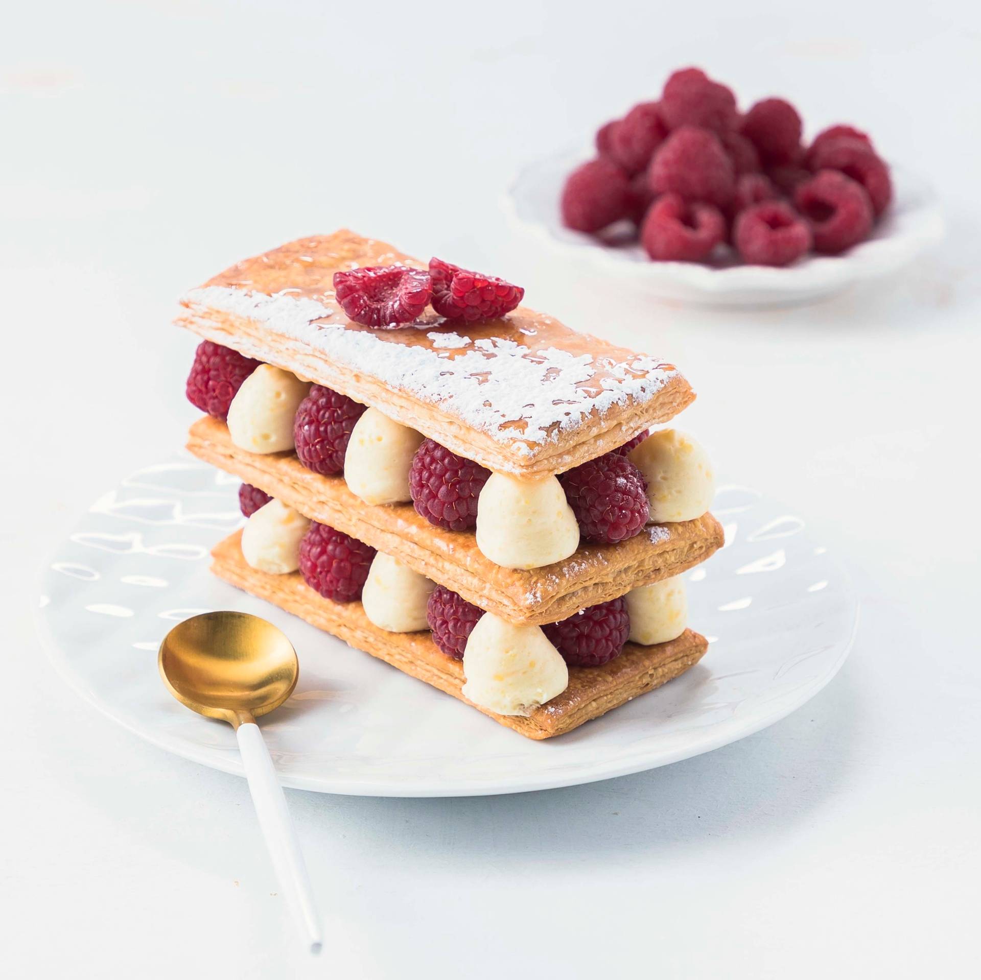 Millefeuille waniliowo-malinowe - przepisy Kitchen Machines Touch/Touch + | Tefal