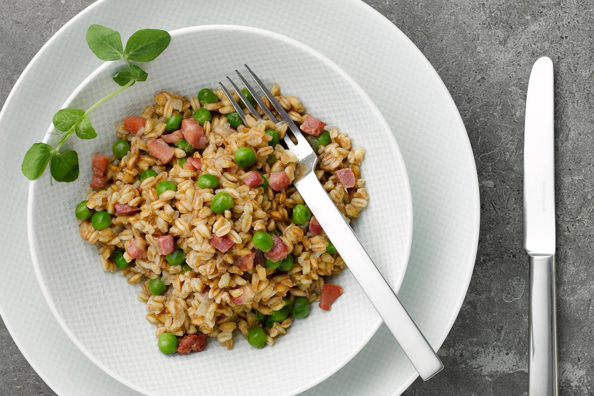 Risotto z pancettą i groszkiem - przepisy Cook4Me | Tefal