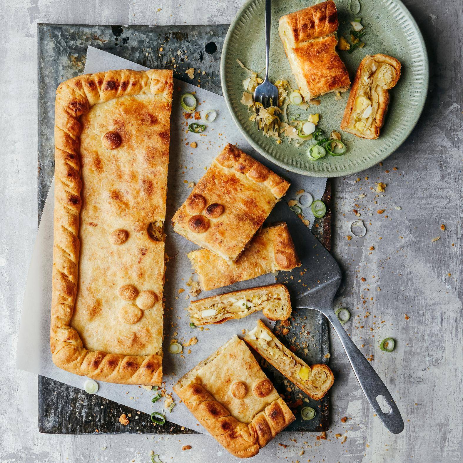 Pieróg ruski z kapustą - przepisy OptiGrill + | Tefal