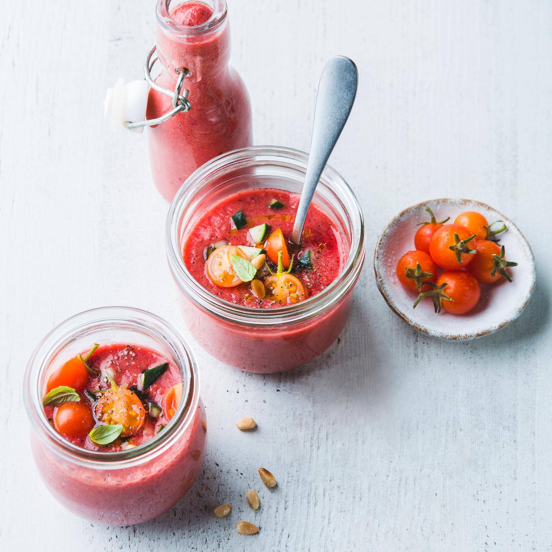 Gazpacho pomidorowe - przepisy Kitchen Machines Touch/Touch + | Tefal