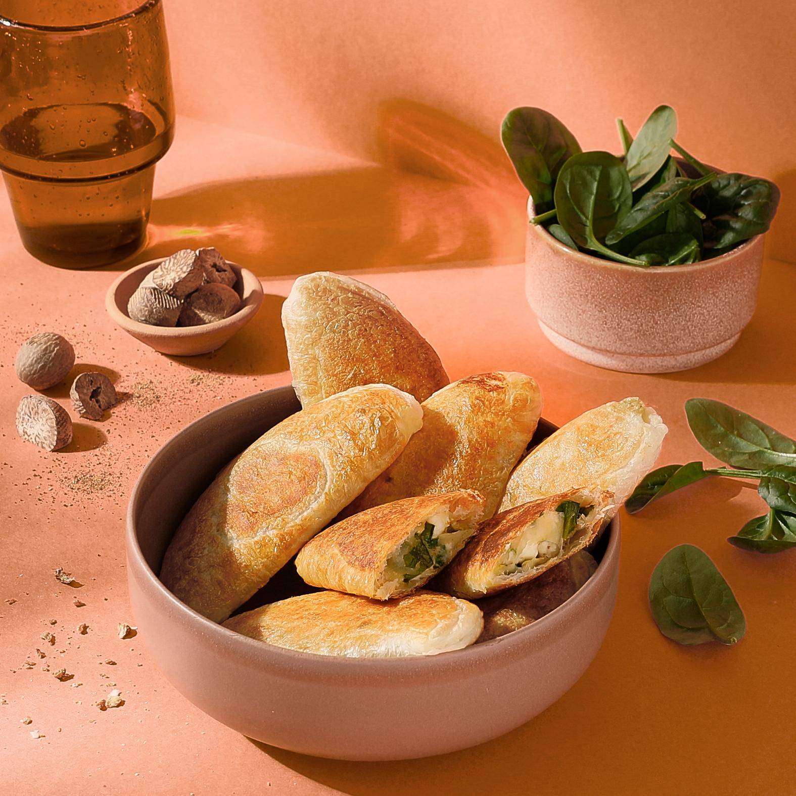Rogaliki ze szpinakiem i serem - przepisy Snack Collection MECHANICAL | Tefal