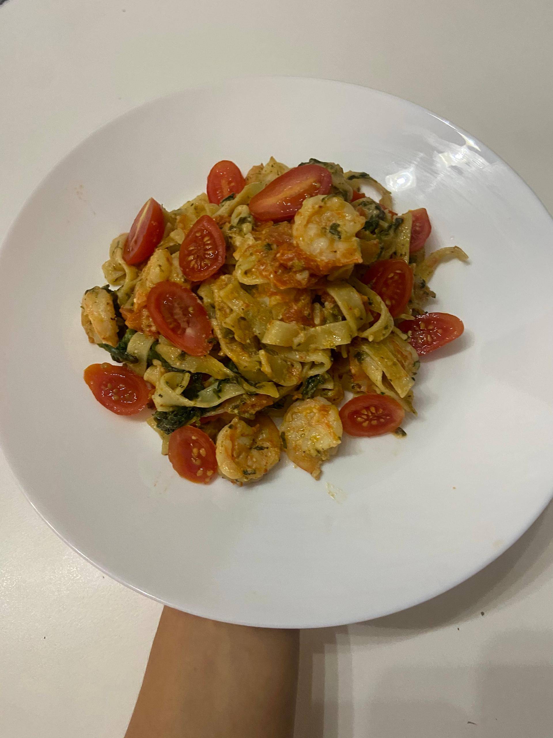 Tagliatelle z krewetkami - przepisy Cookeo V3 | Tefal