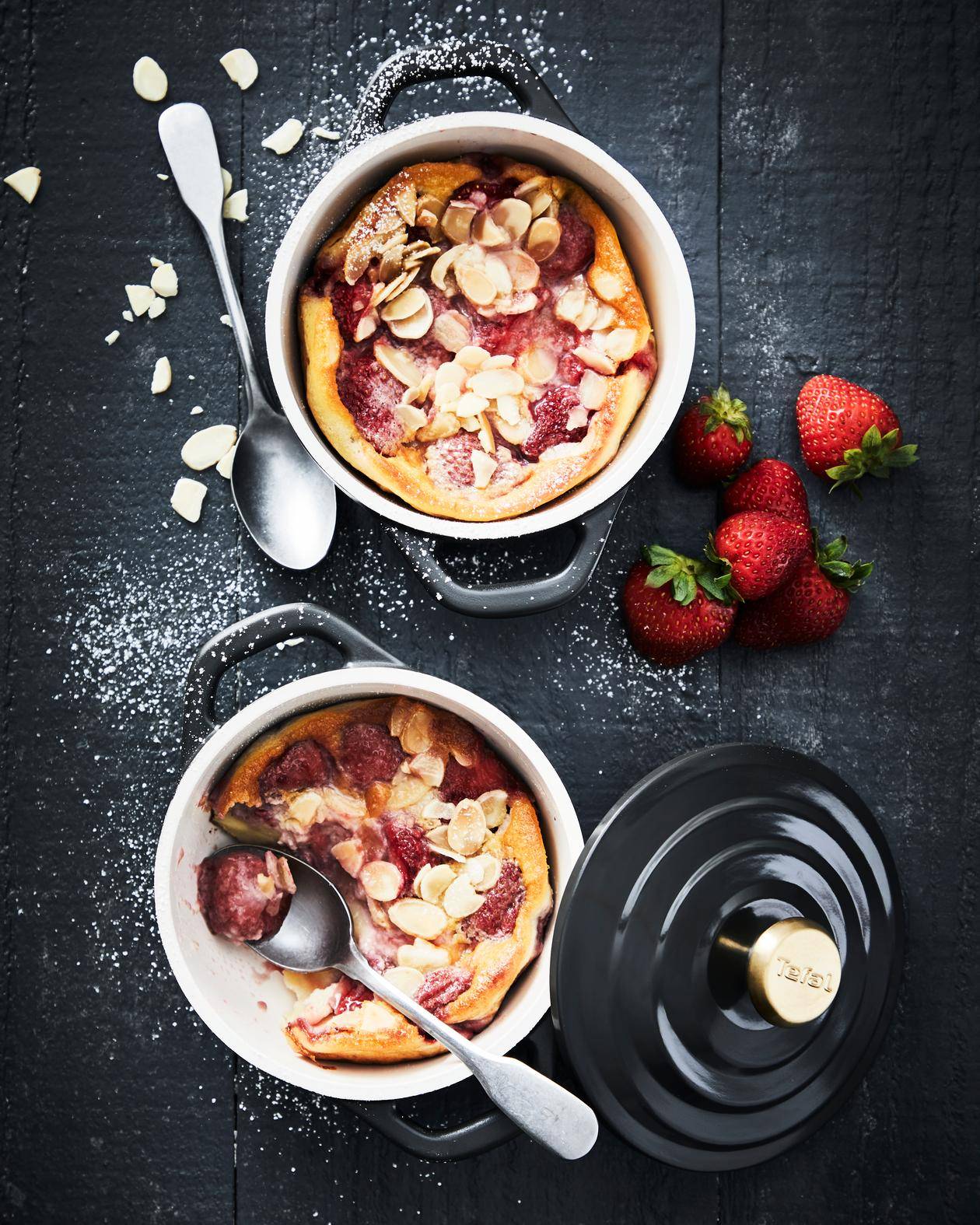 Clafoutis z truskawkami - przepisy Patelnie i Garnki | Tefal