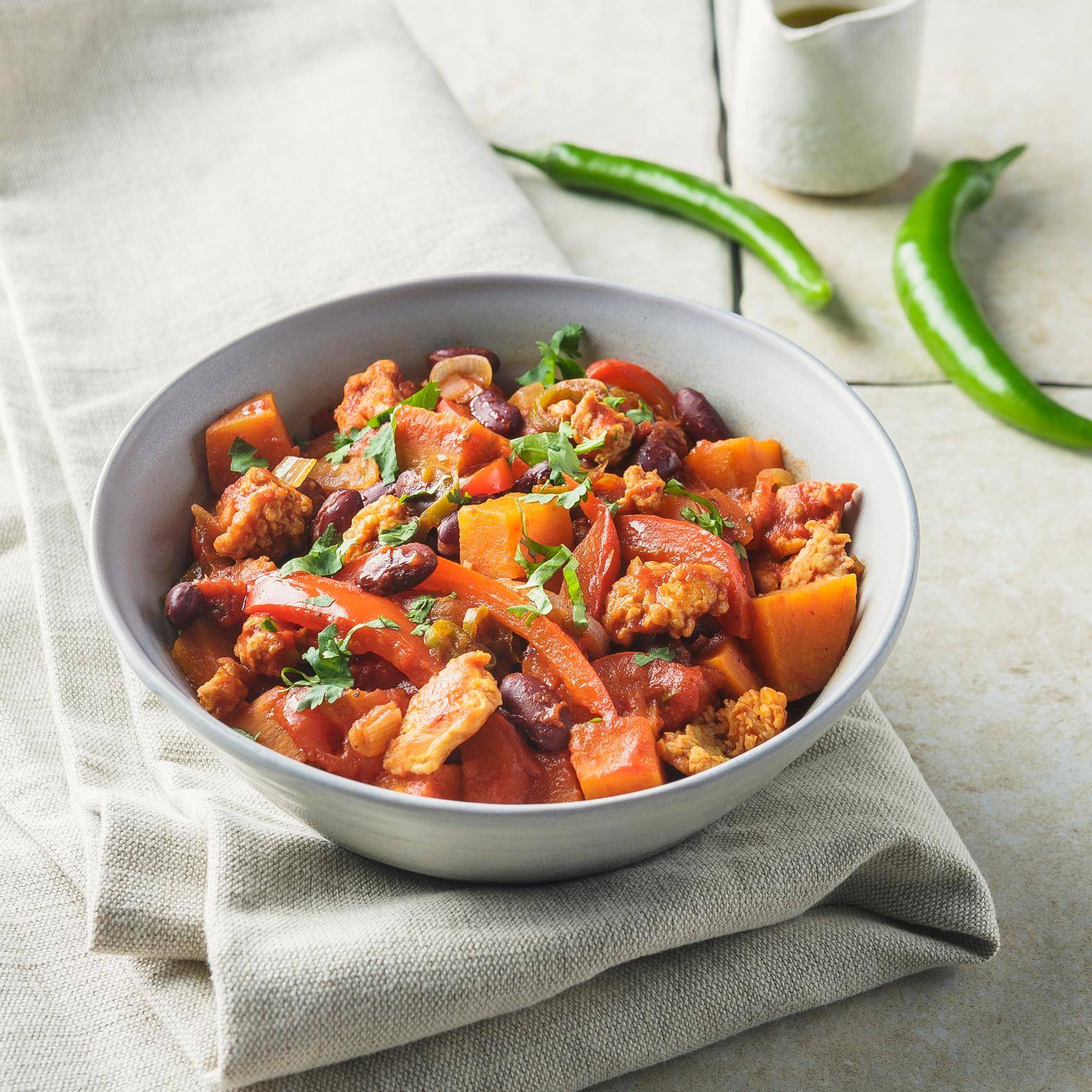 Chilli z indykiem i batatami - przepisy Patelnie i Garnki | Tefal