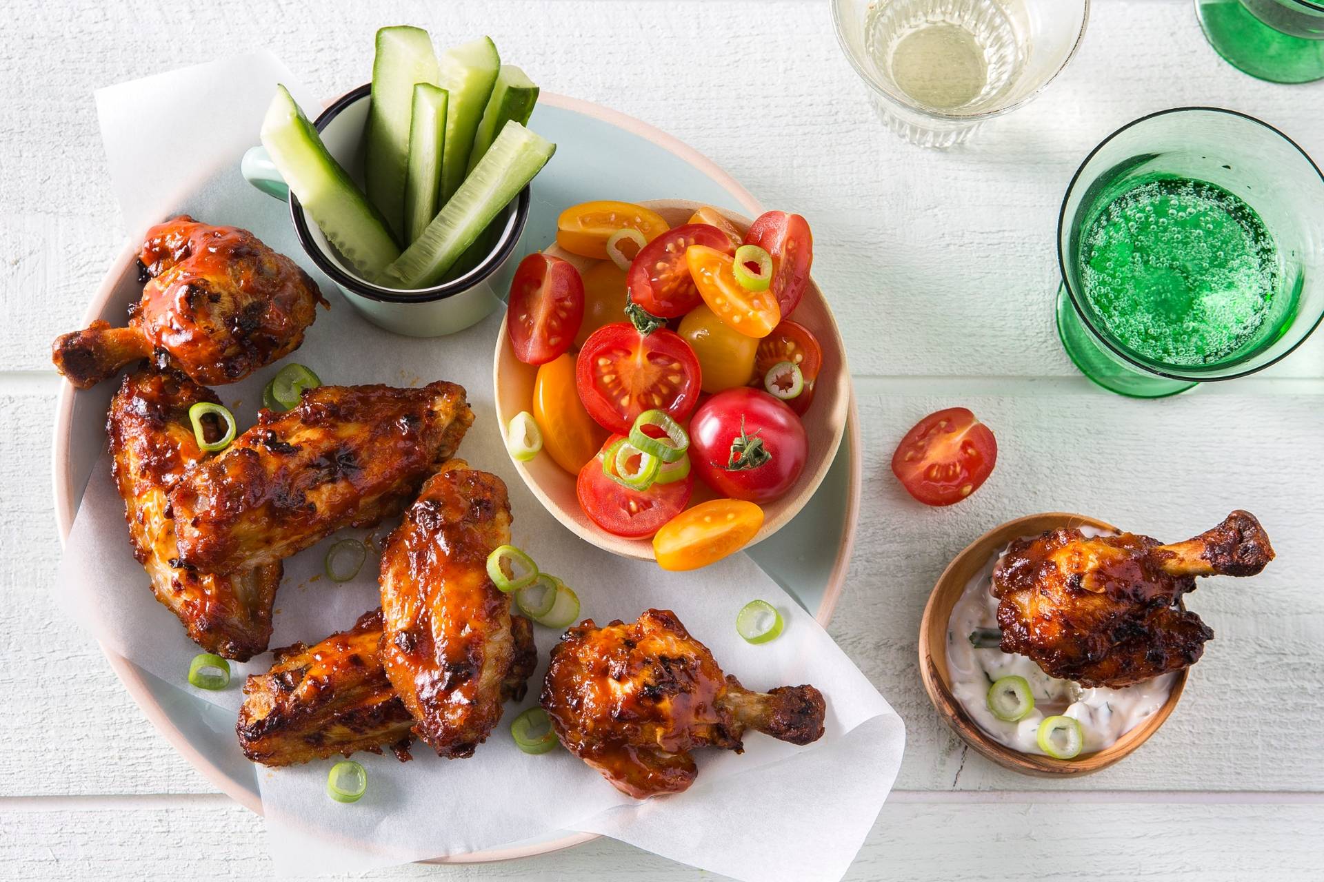 Skrzydełka z kurczaka - przepisy Easy Fry XL Surface | Tefal