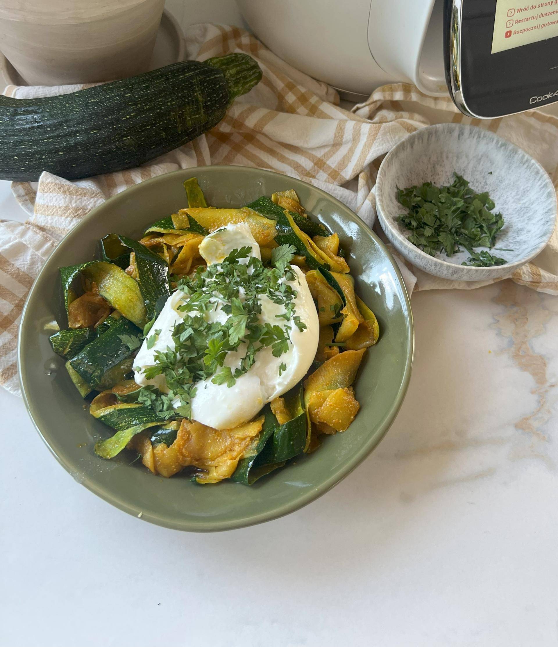 Cukinia z burratą - przepisy Cook4Me | Tefal