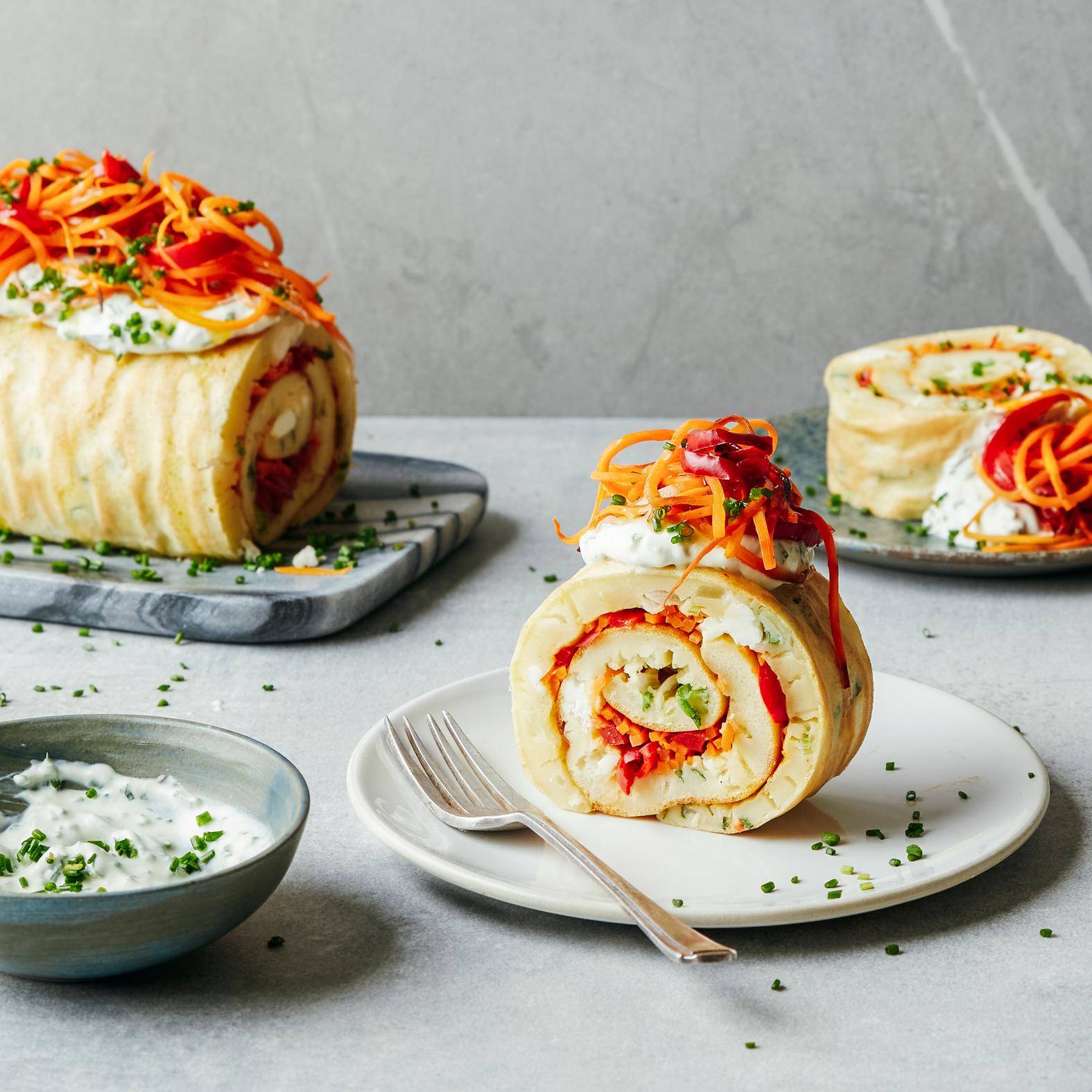 Omlet z warzywami i serem feta - przepisy OptiGrill 4in1 | Tefal