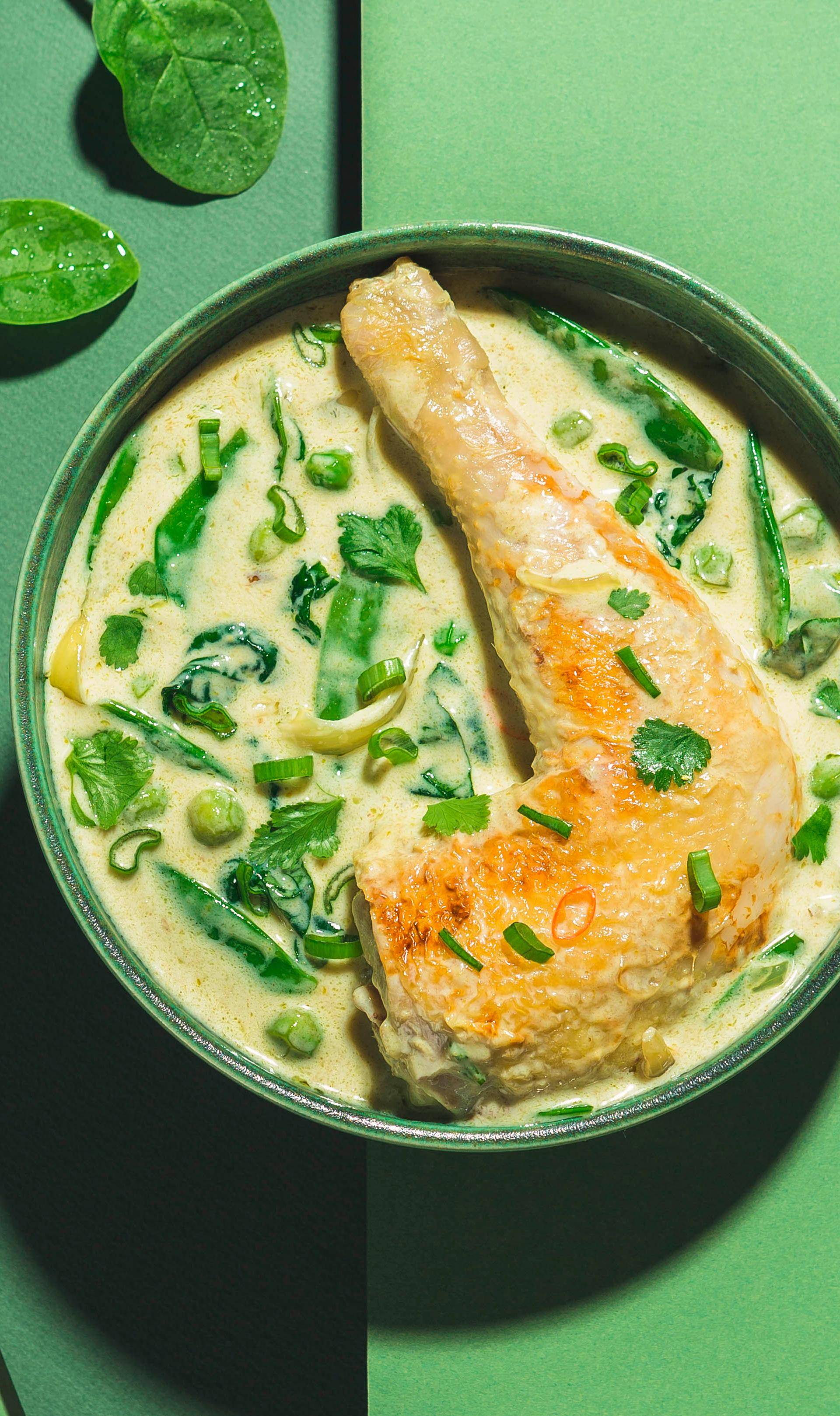 Curry z krewetkami i zielonym groszkiem - przepisy Cook4Me | Tefal