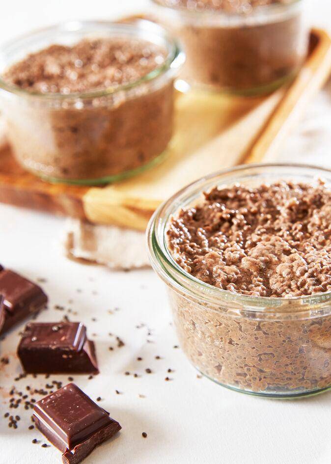 Piankowy pudding czekoladowy z nasionami chia - przepisy Perfectmix + | Tefal