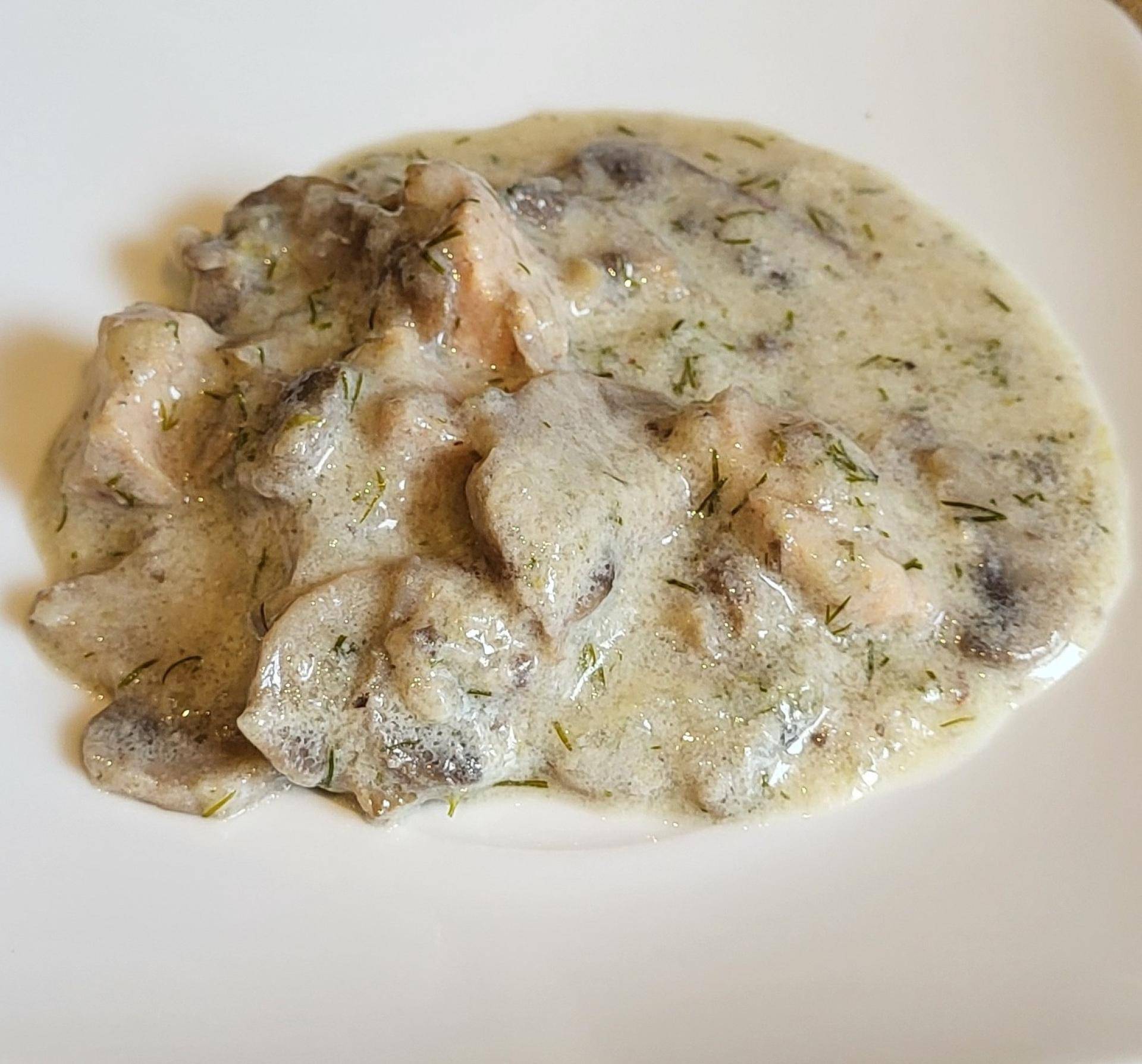 Indyk w sosie śmietanowym z koperkiem - przepisy Cookeo V3 | Tefal