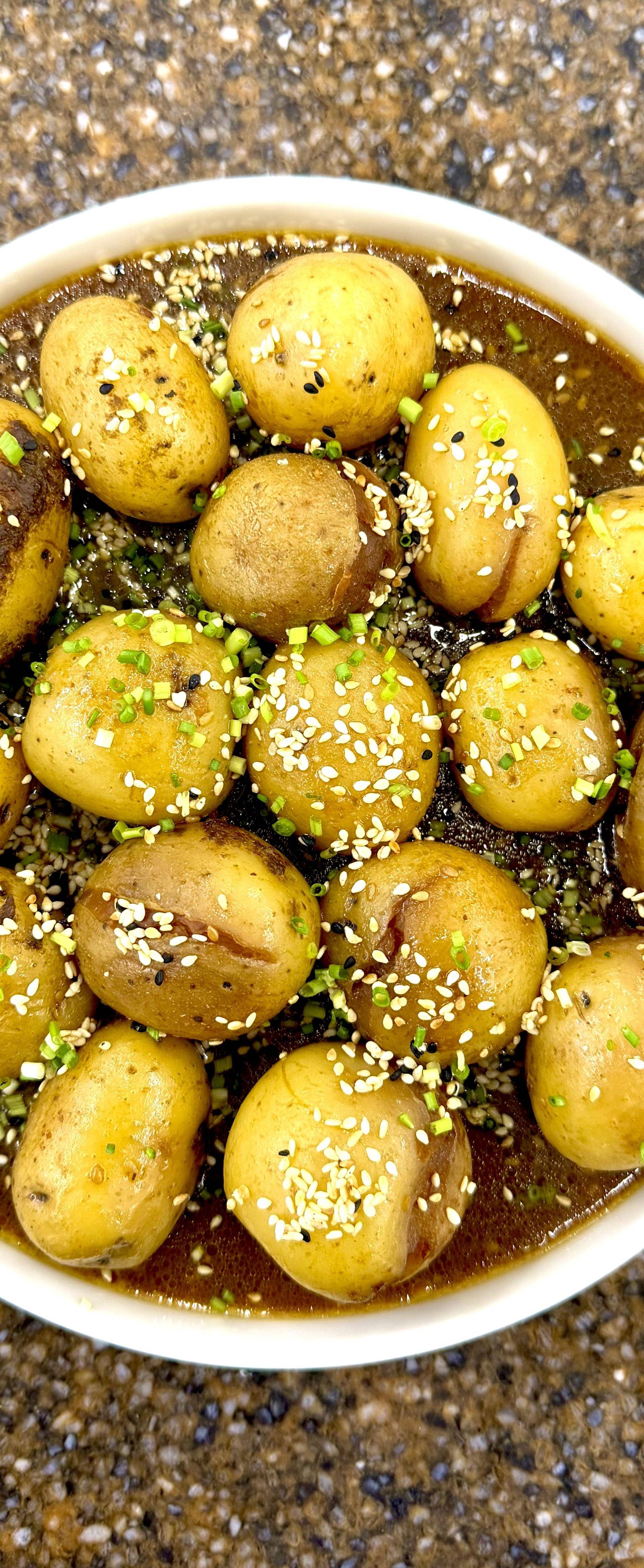 Ziemniaczki z miso i sezamem - przepisy Cook4Me | Tefal