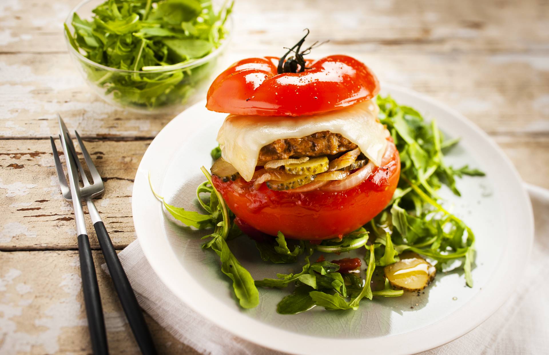 Burger wegański - przepisy Cook4Me | Tefal