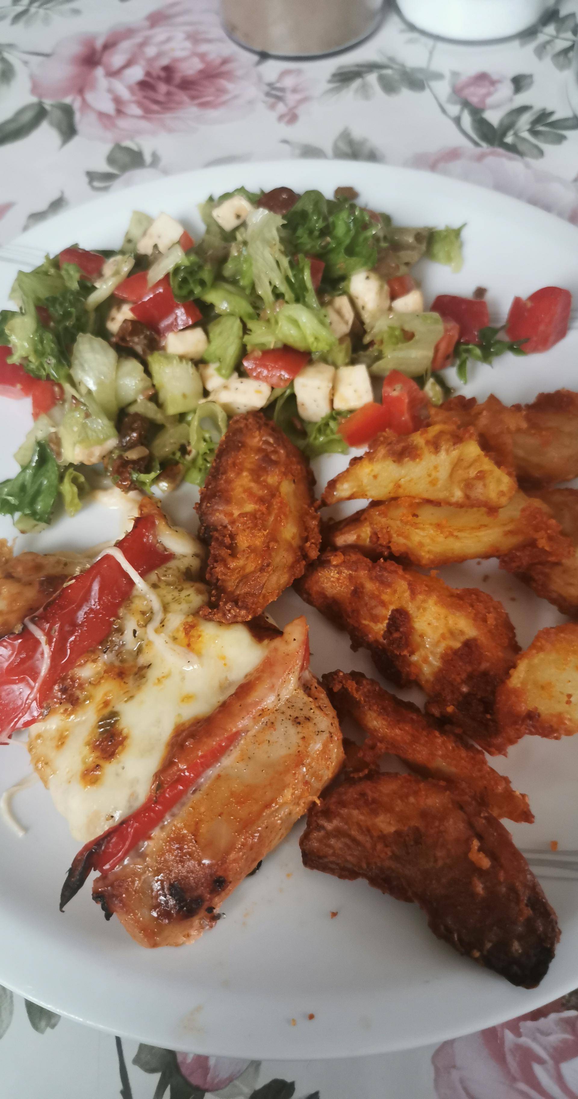 Grillowany bakłażan w jogurcie i opiekany kurczak z serem mozzarella - przepisy OptiGrill 2in1 | Tefal