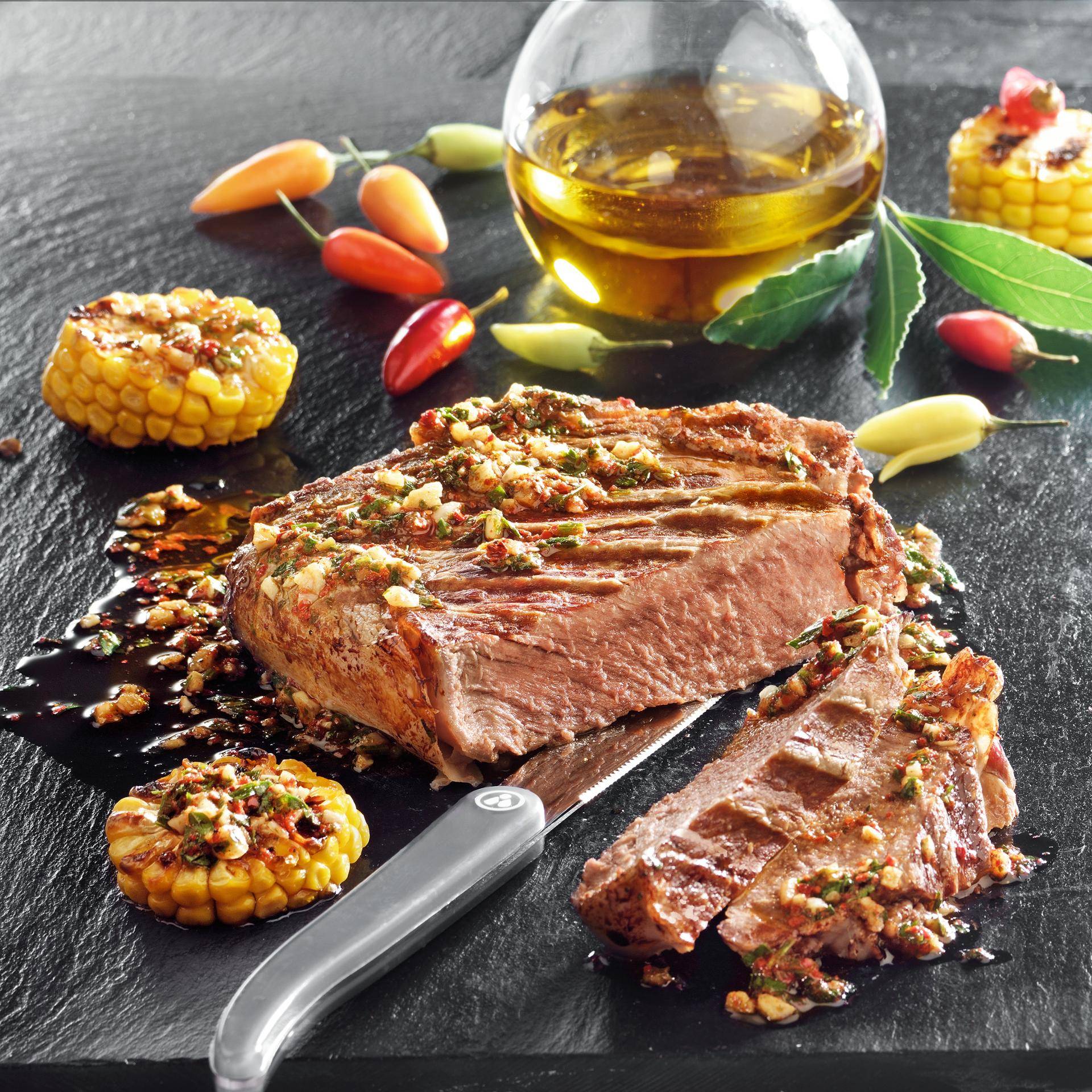 Grillowany antrykot z sosem chimichurri - przepisy OptiGrill + | Tefal