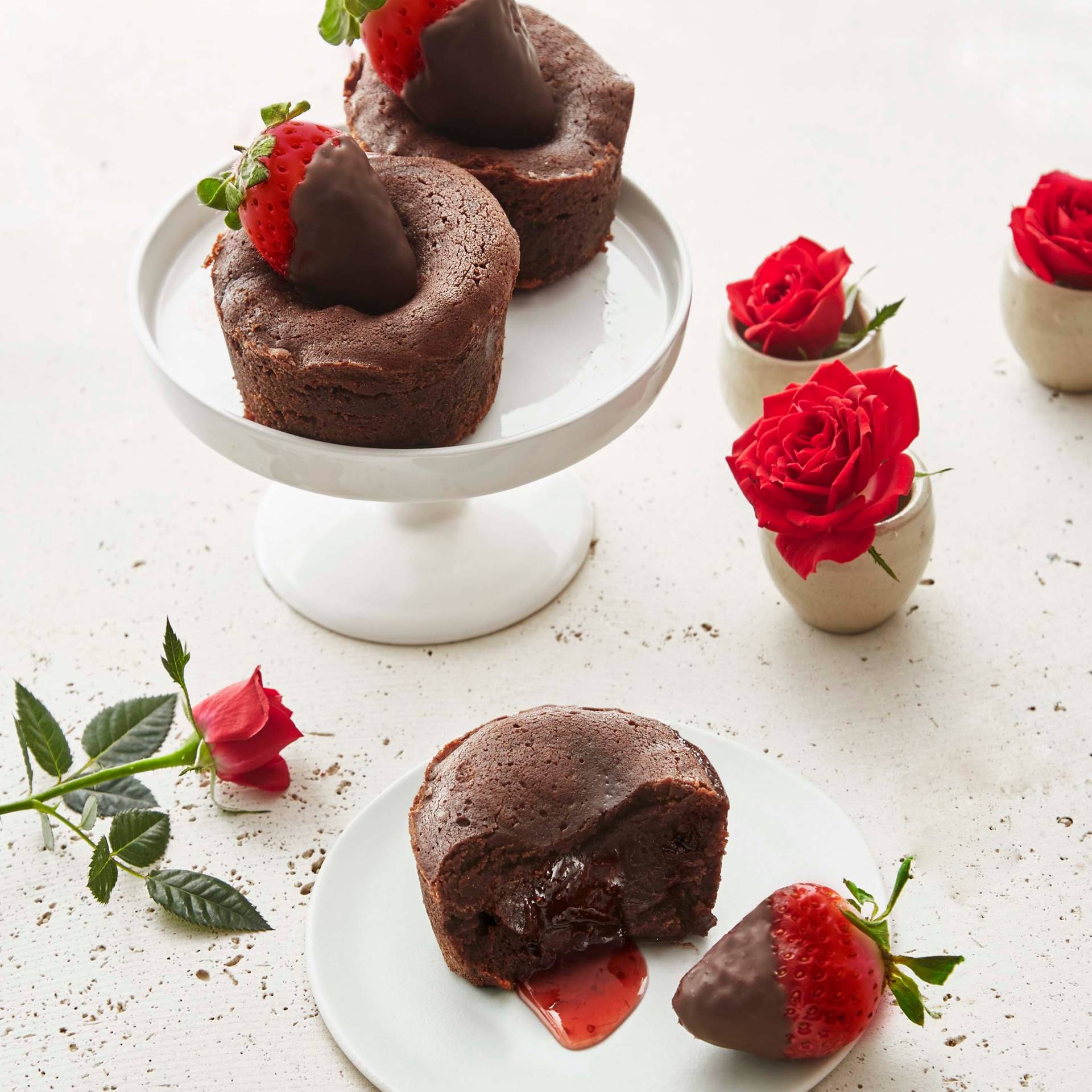 Truskawkowe fondanty - przepisy Cake Factory | Tefal