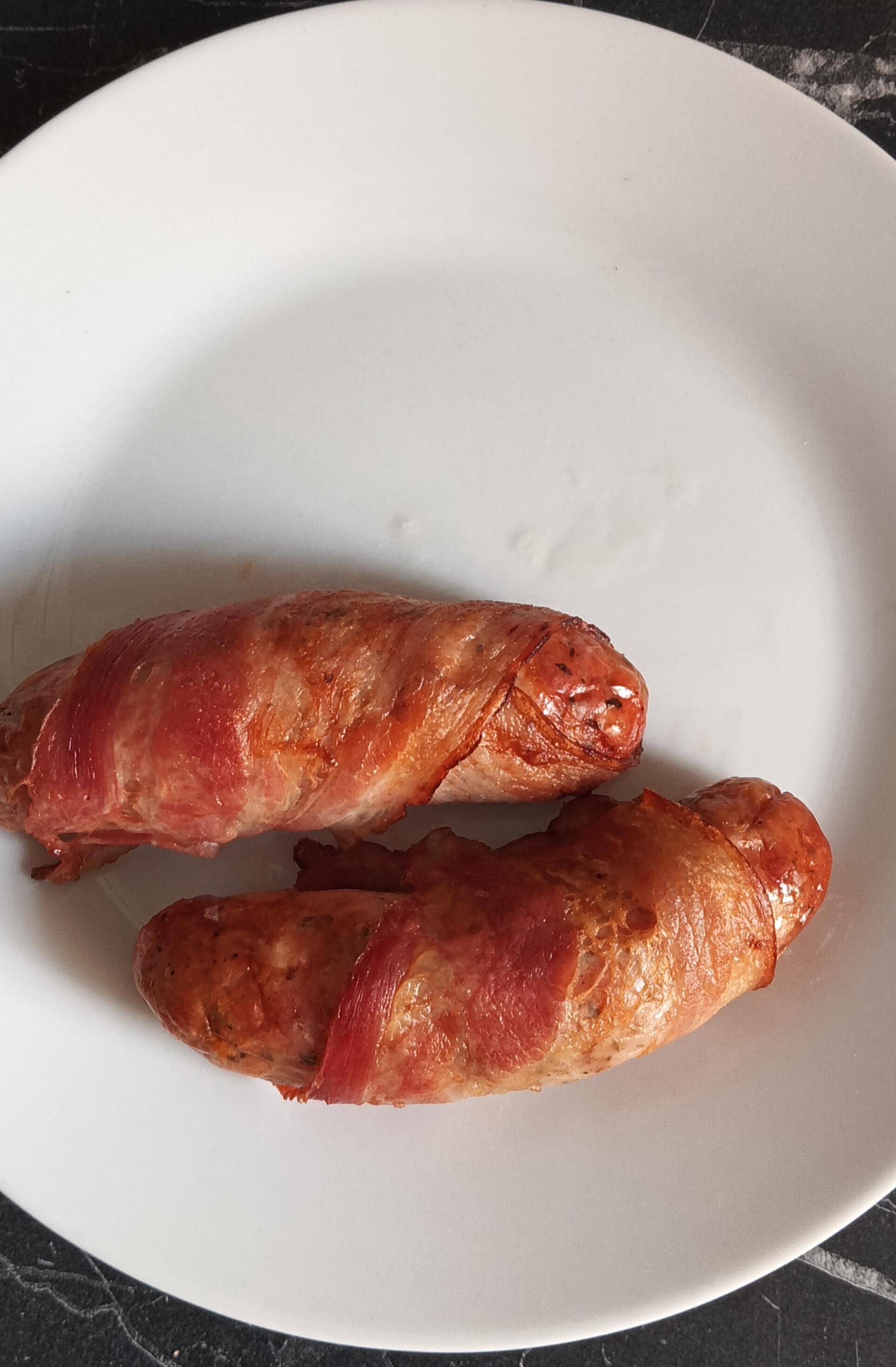 Kiełbasa biała z boczkiem - przepisy DUAL EASY FRY XXL | Tefal