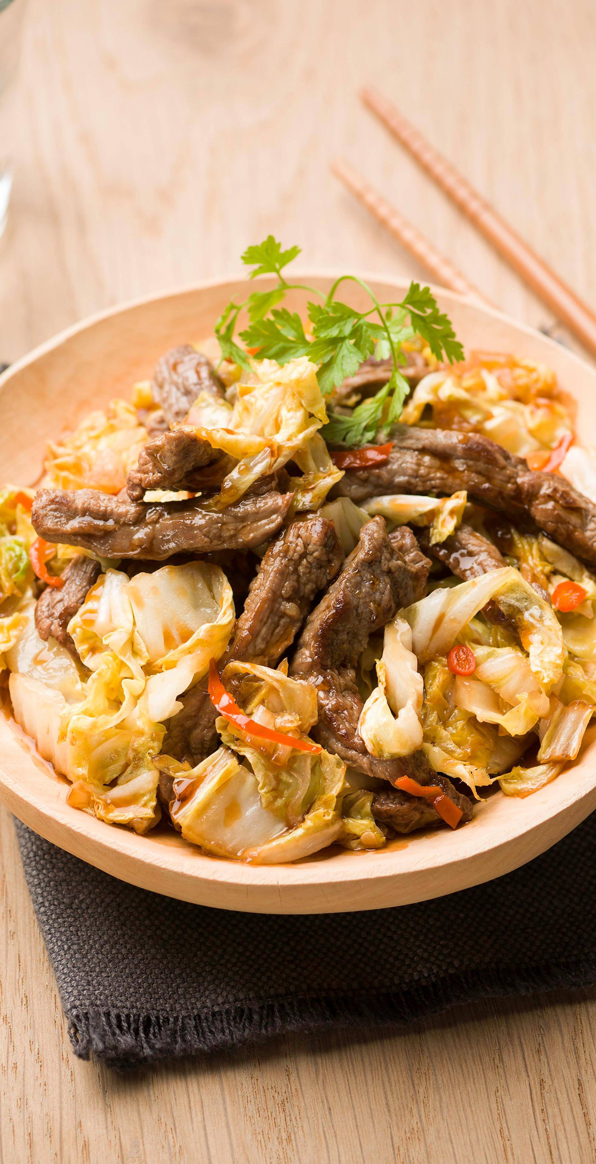 Wołowina z warzywami stir-fry - przepisy Patelnie i Garnki | Tefal