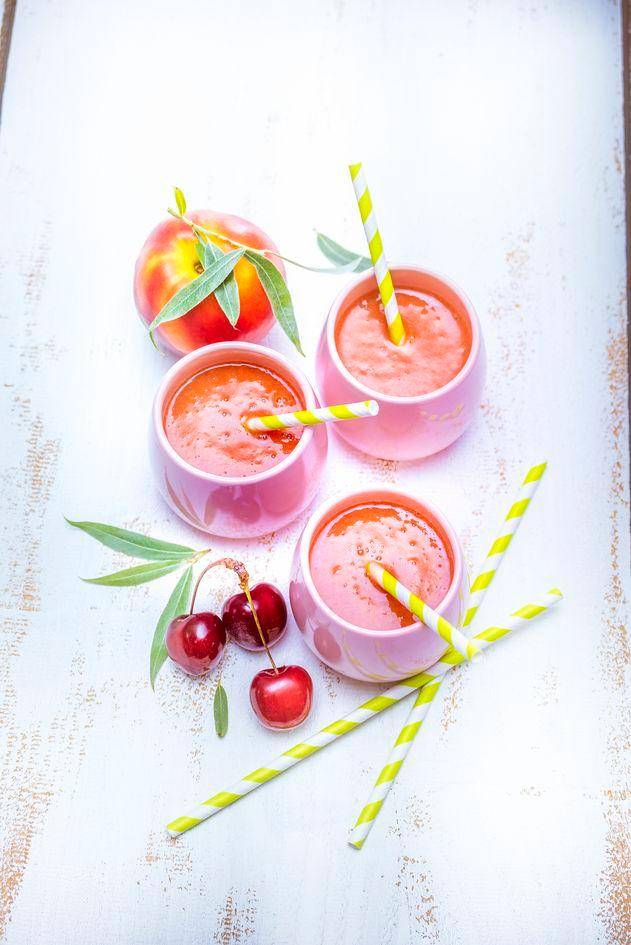 Koktajl z wiśni i nektarynek. - przepisy Perfectmix + | Tefal