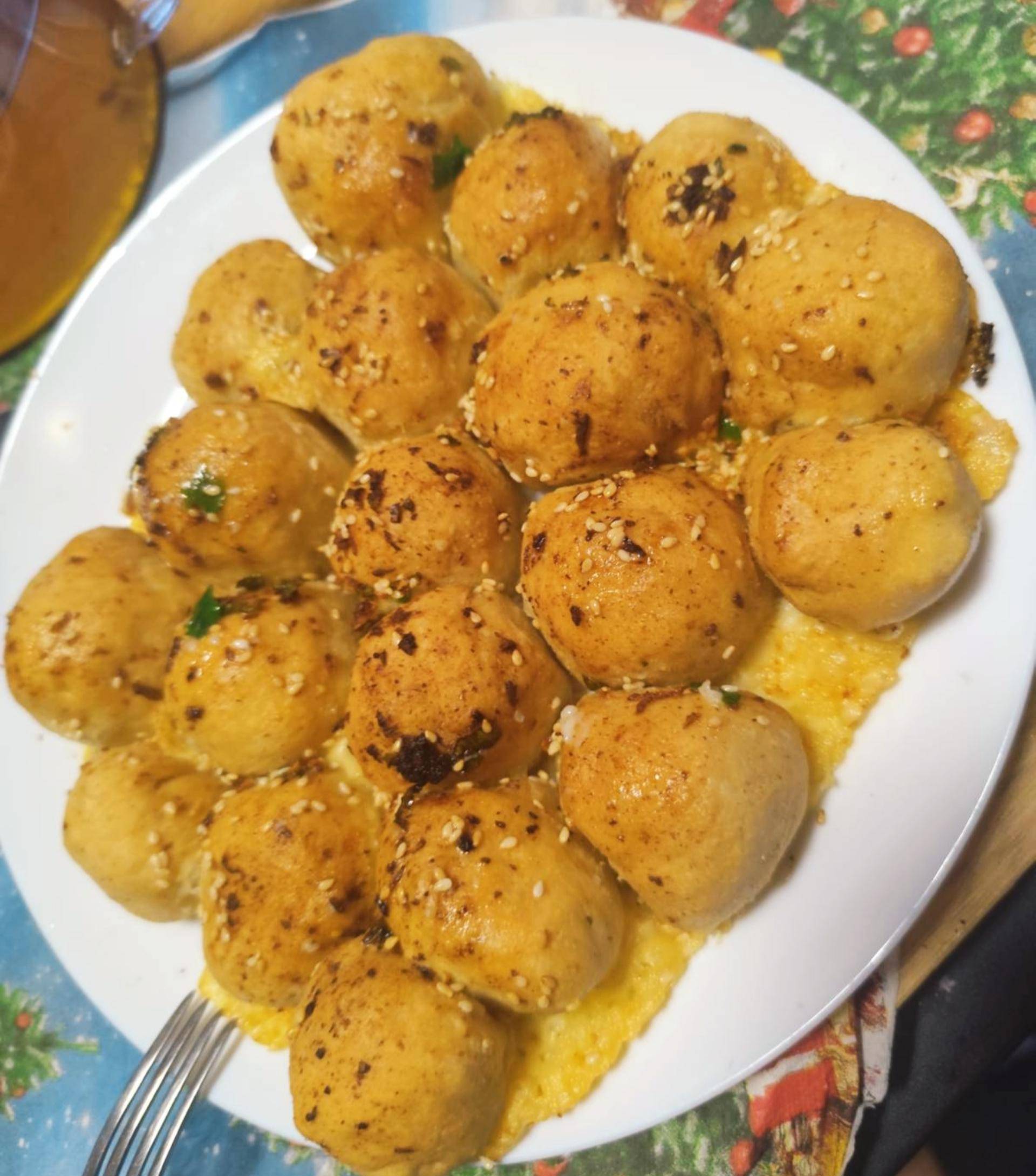 Kulki serowe w cieście pizza - przepisy Dual EasyFry&Grill | Tefal