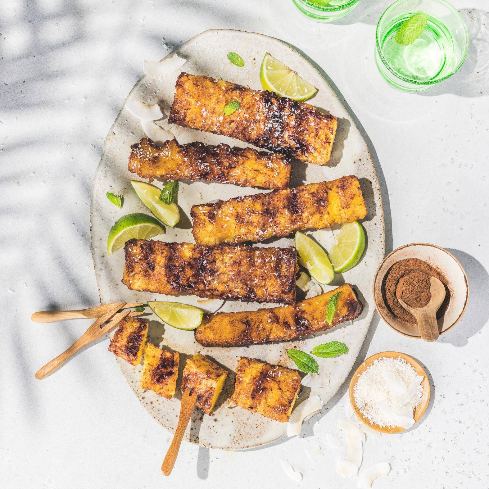 Grillowany ananas po brazylijsku - przepisy OptiGrill 4in1 | Tefal