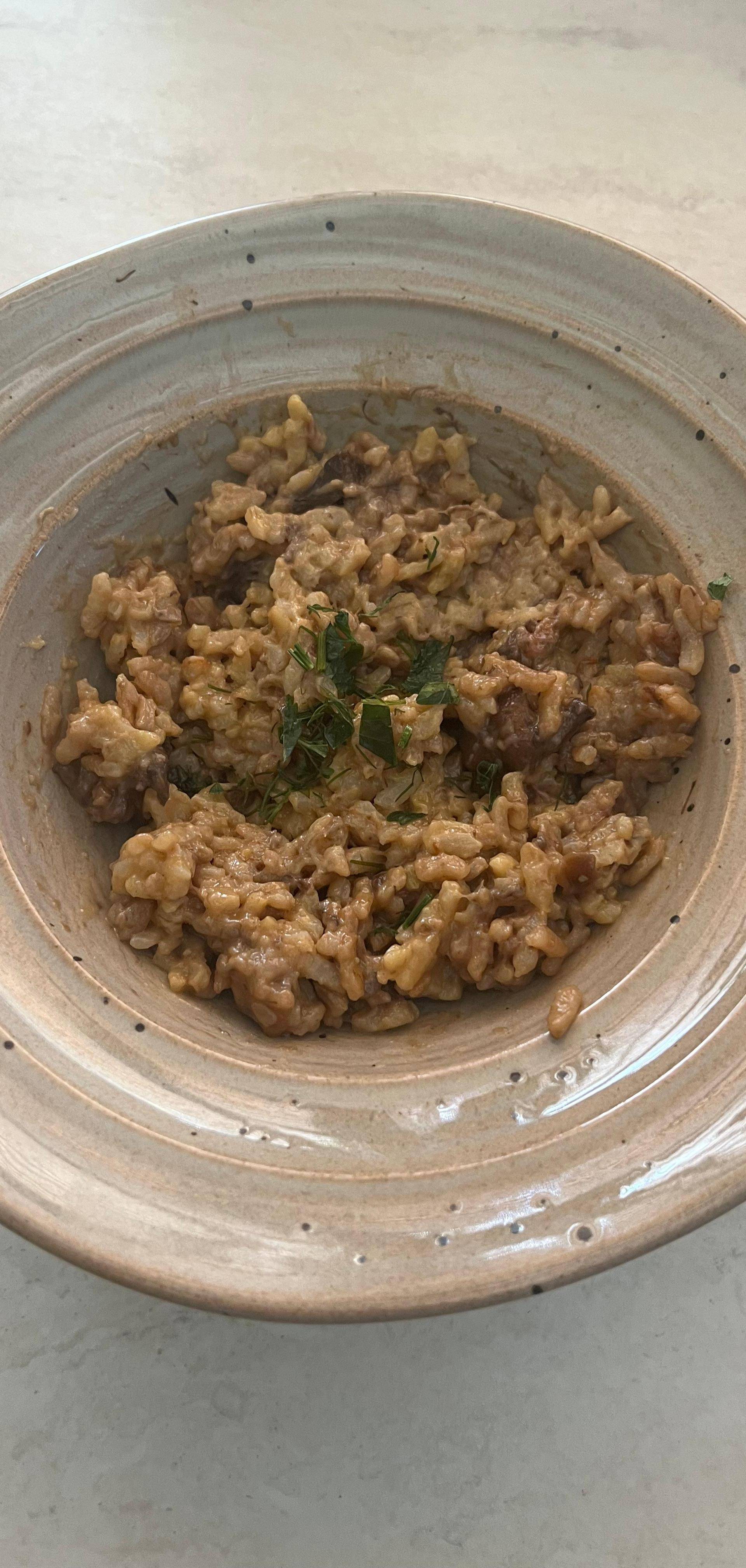 Risotto z grzybami i szpinakiem - przepisy Cook4Me | Tefal