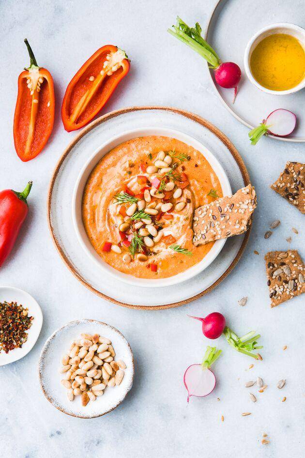 Krem paprykowy z serem feta - przepisy Perfectmix + | Tefal