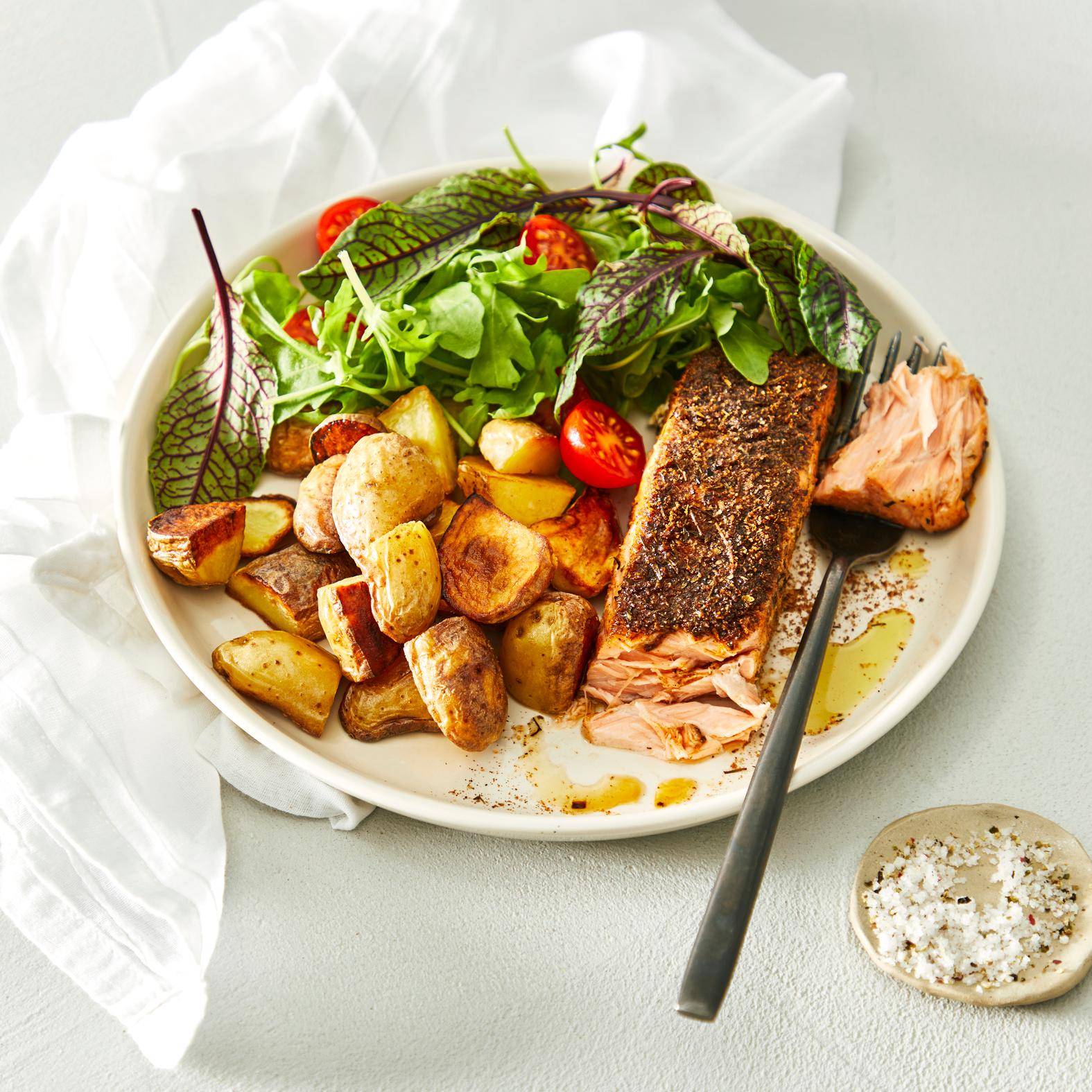 Łosoś cajun - przepisy Cook4Me | Tefal