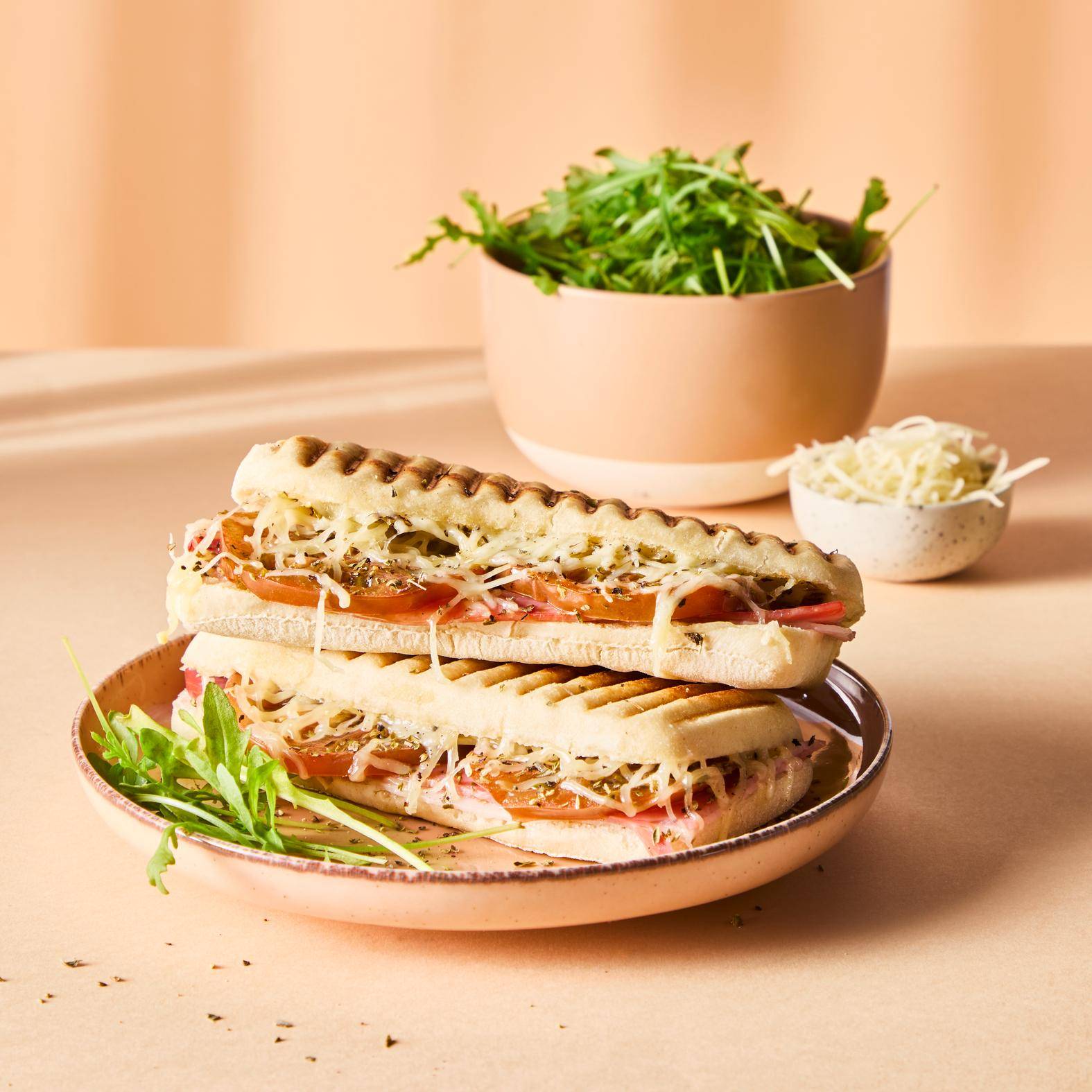 Panini z szynką - przepisy Snack Collection MECHANICAL | Tefal
