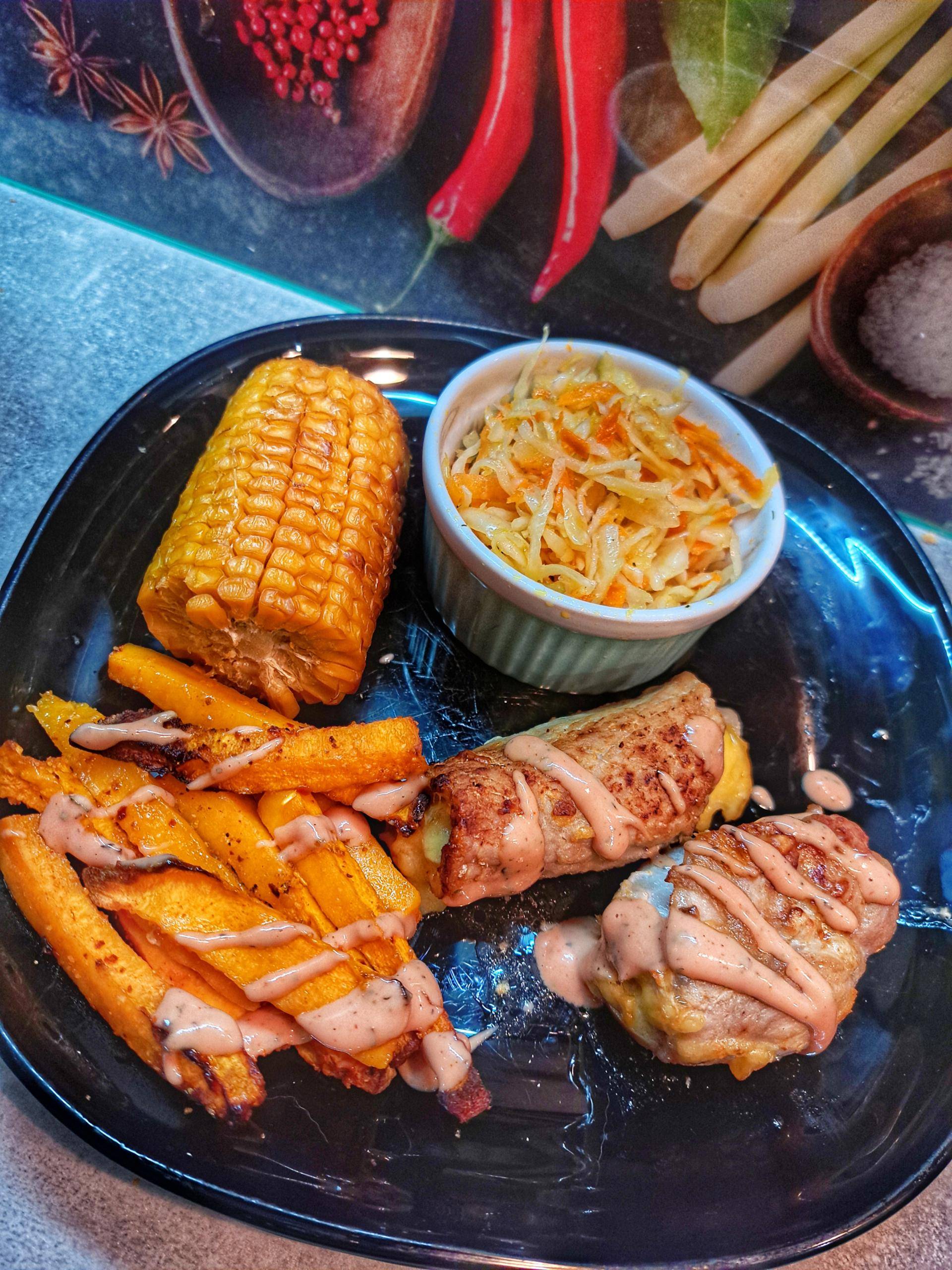 Roladki schabowe z dynią - przepisy EASY FRY & GRILL 2 in 1 XXL | Tefal