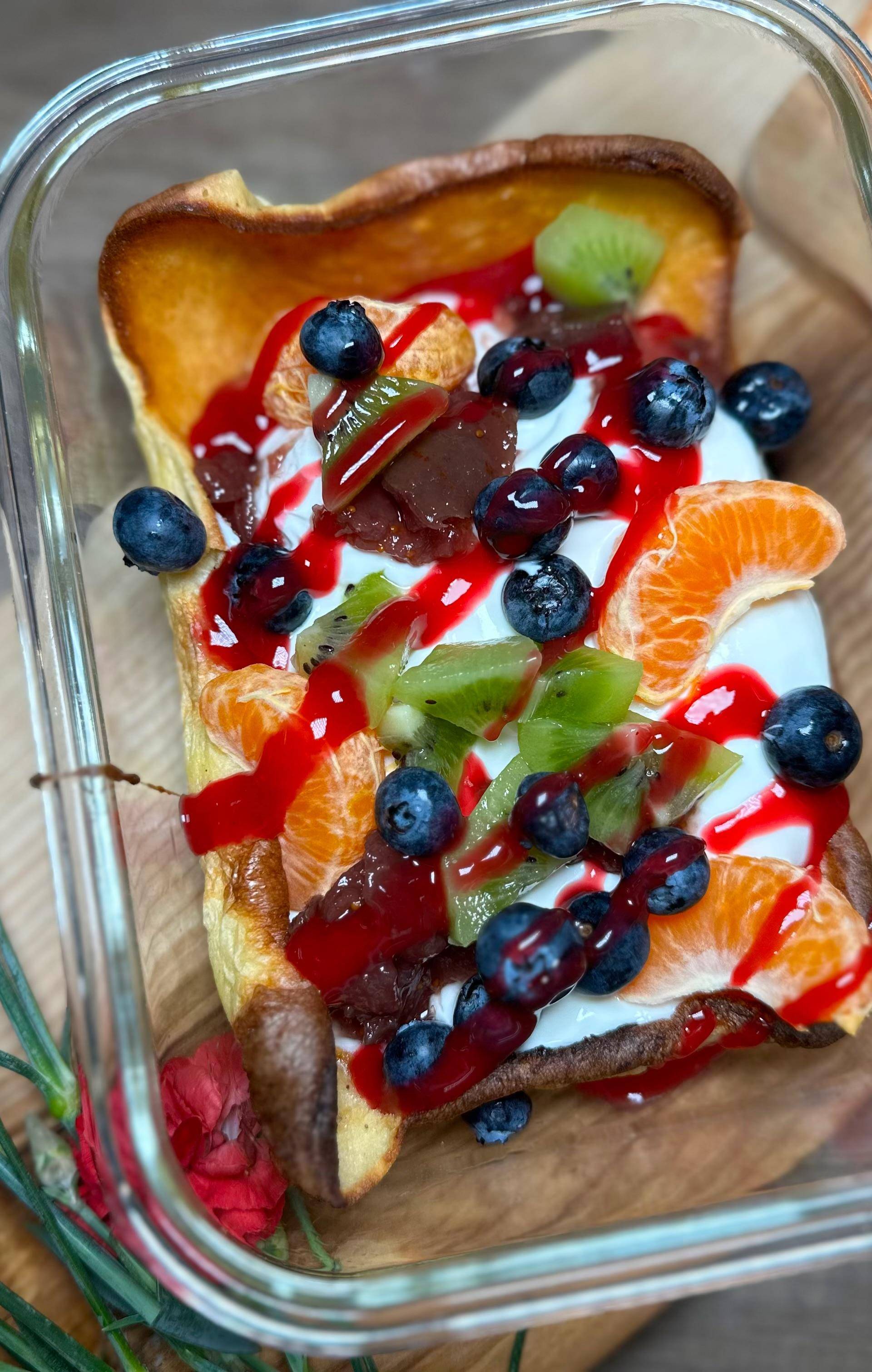 Dutch baby z karmelizowanymi jabłkami - przepisy Patelnie i Garnki | Tefal