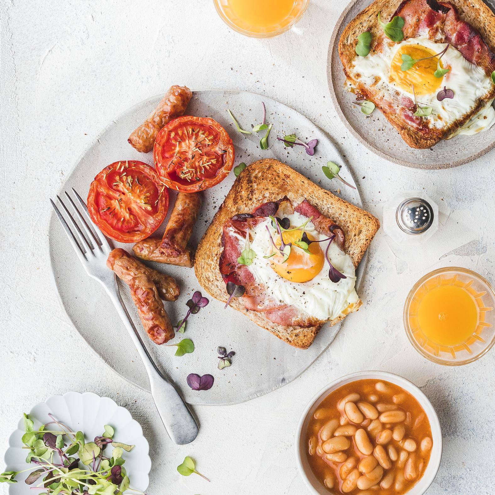 Angielskie śniadanie - przepisy Dual EasyFry&Grill | Tefal