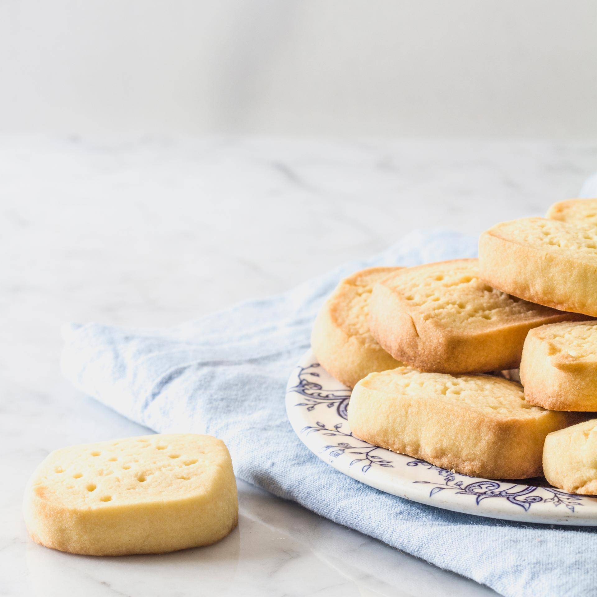 Szkockie kruche ciasteczka maślane - przepisy Easy Fry Mega | Tefal