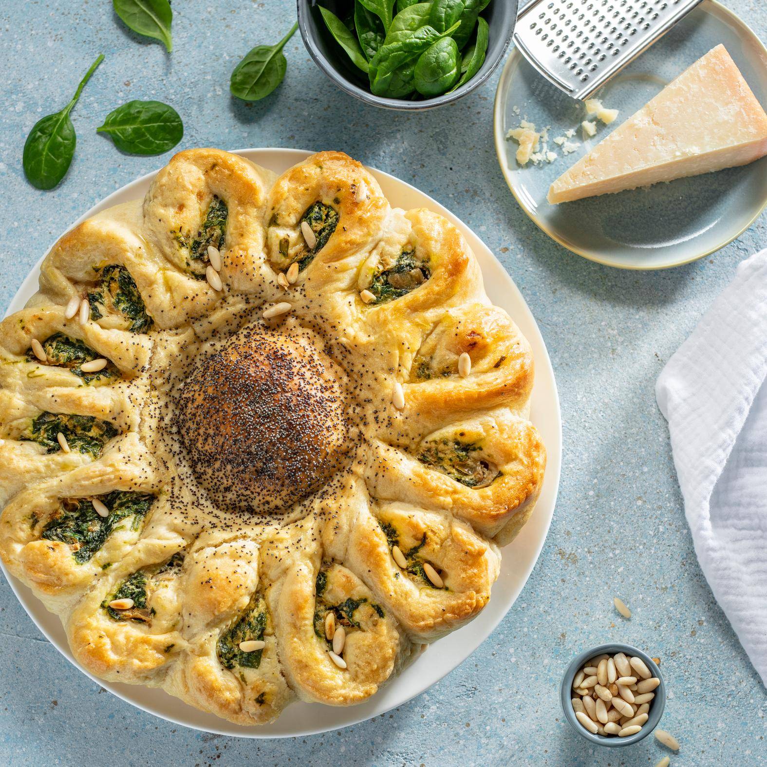 Ciasto ze szpinakiem i ricottą - przepisy undefined | Tefal
