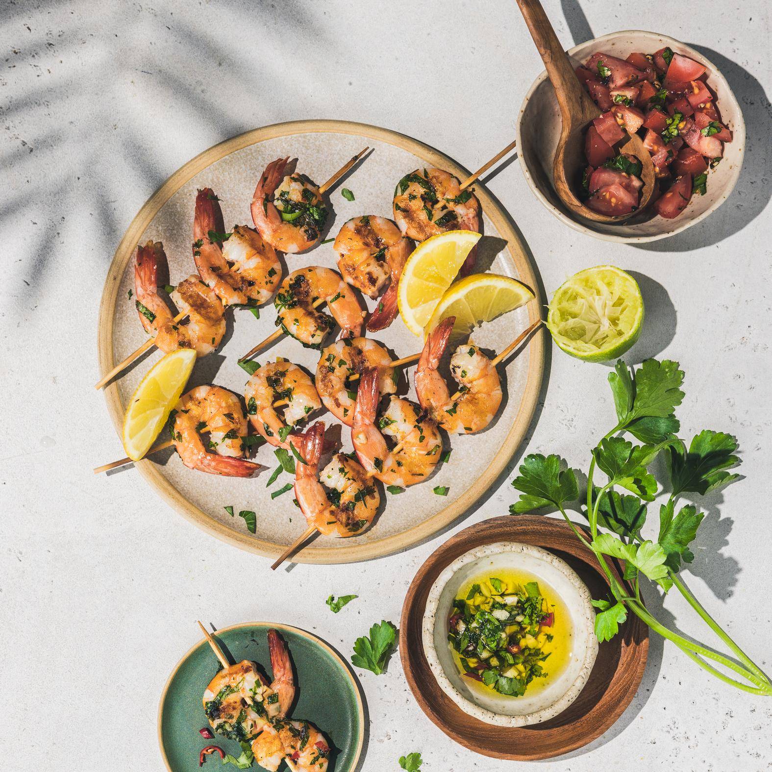 Krewetki po brazylijsku (Camarões grelhados) - przepisy OptiGrill 4in1 XL | Tefal