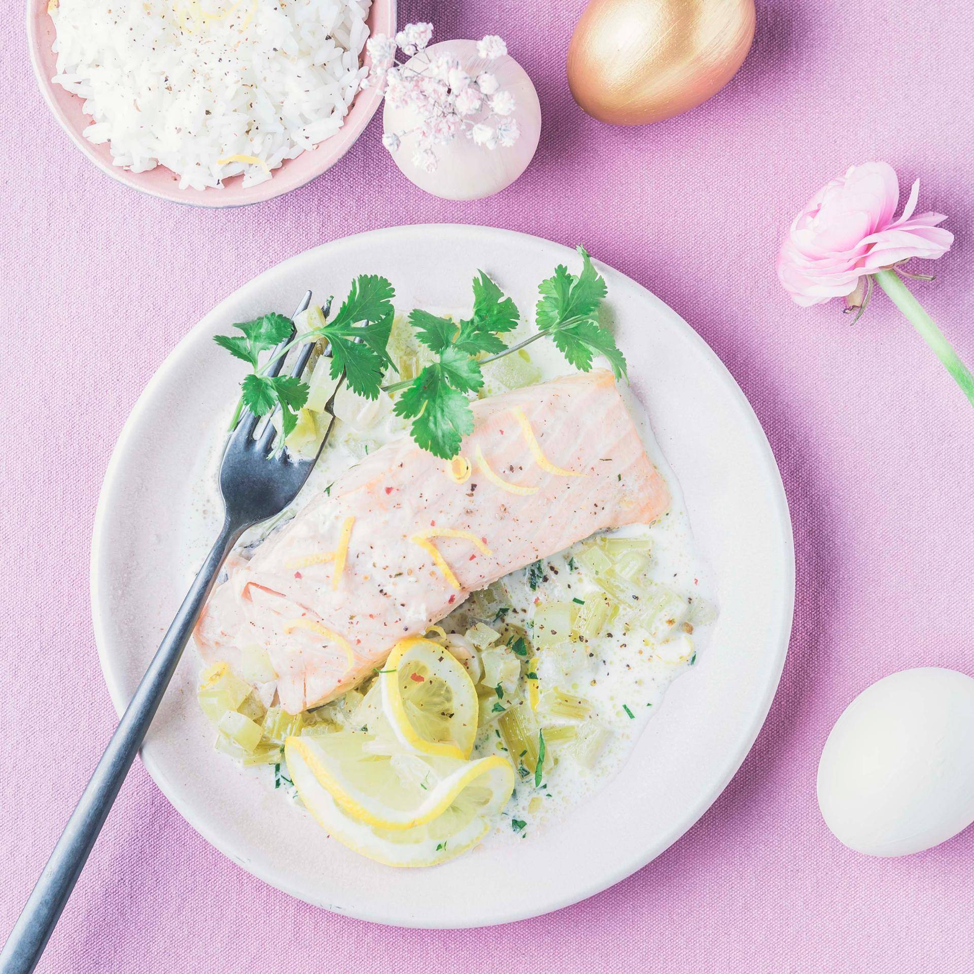 Łosoś w sosie cytrynowym - przepisy Cook4Me | Tefal