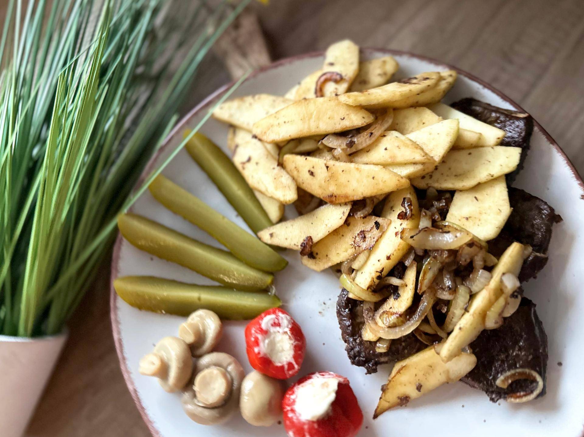 Wątróbka z jabłkiem - przepisy Cook4Me | Tefal